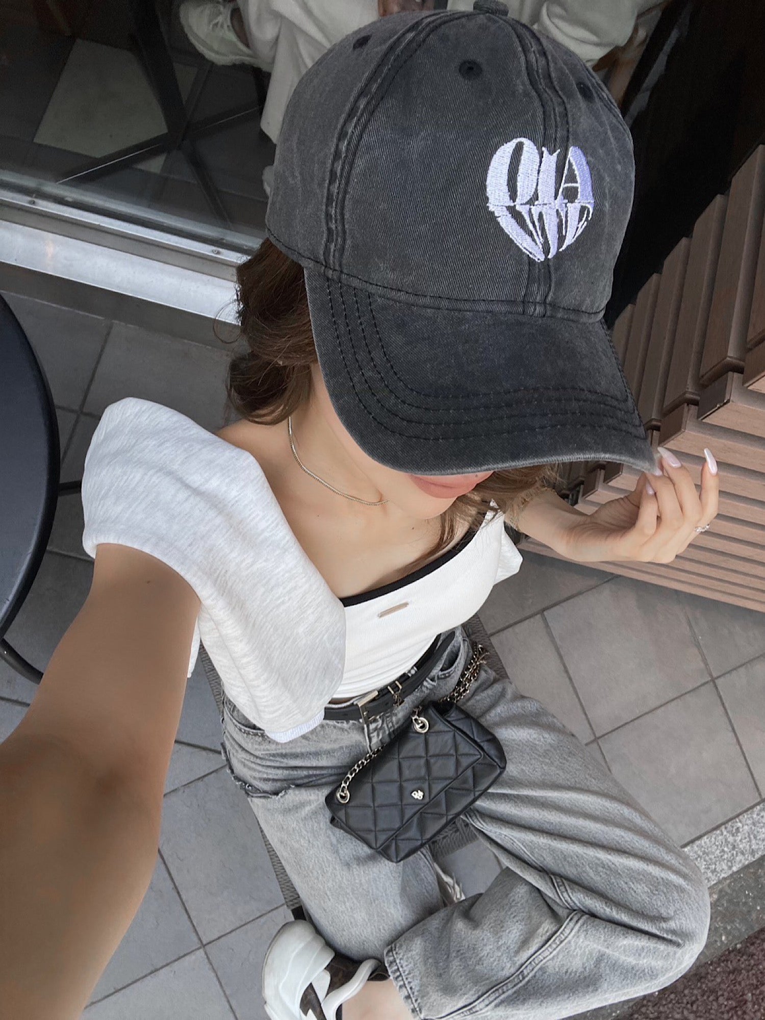 【予約】Heart motif logo cap(6月下旬〜中旬発送予定)