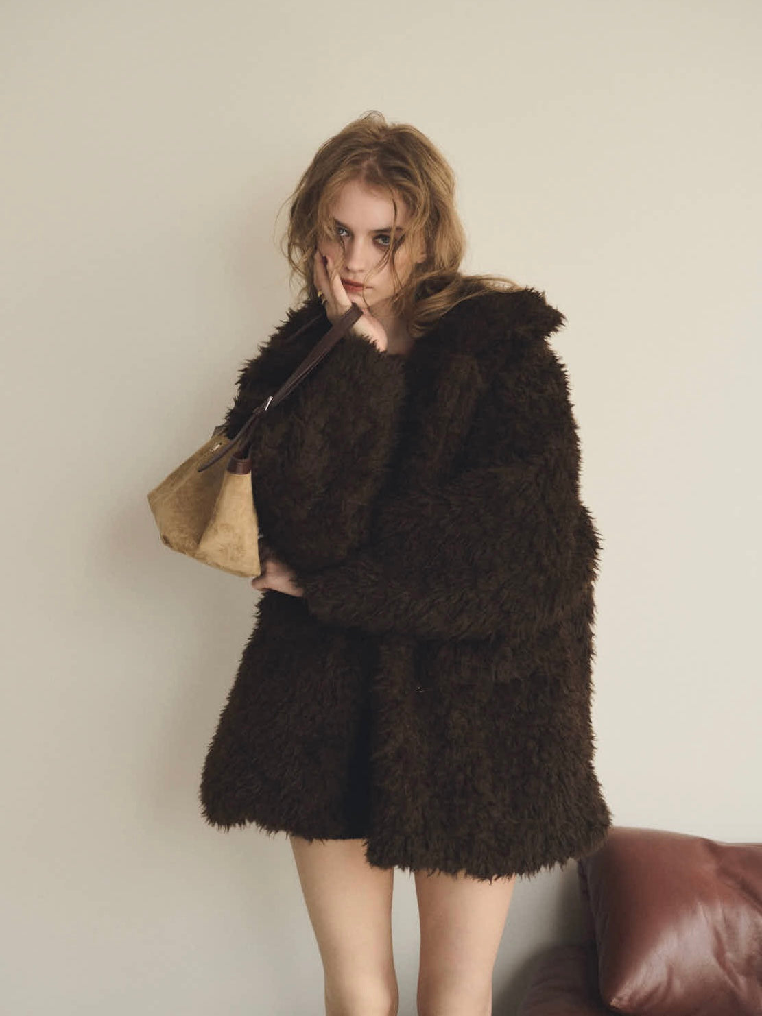 【予約】Big collar teddy bear coat(11月上旬発送予定)