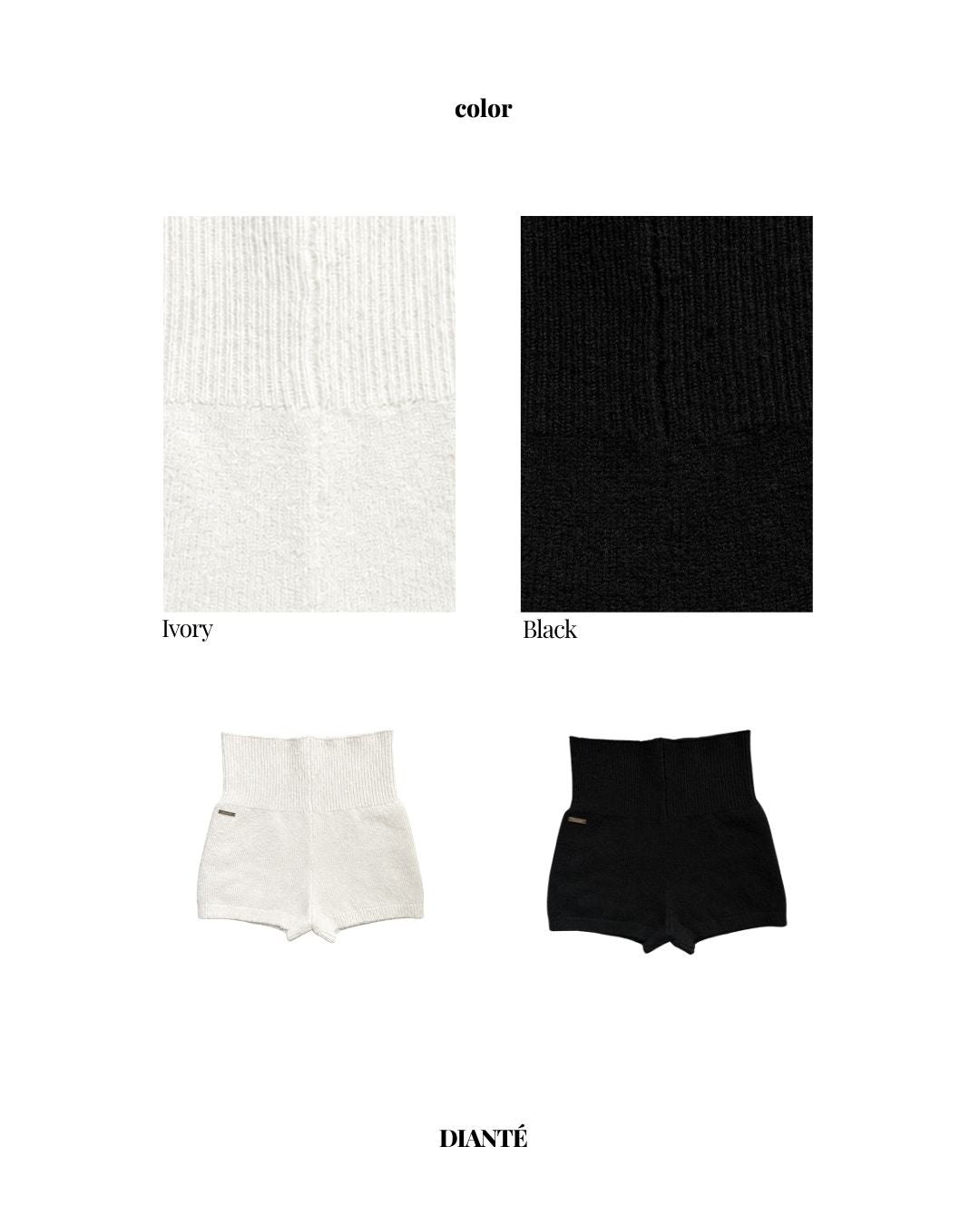 【予約】Cable pochet knit shorts(SETUP着用可)(10月下旬発送予定)