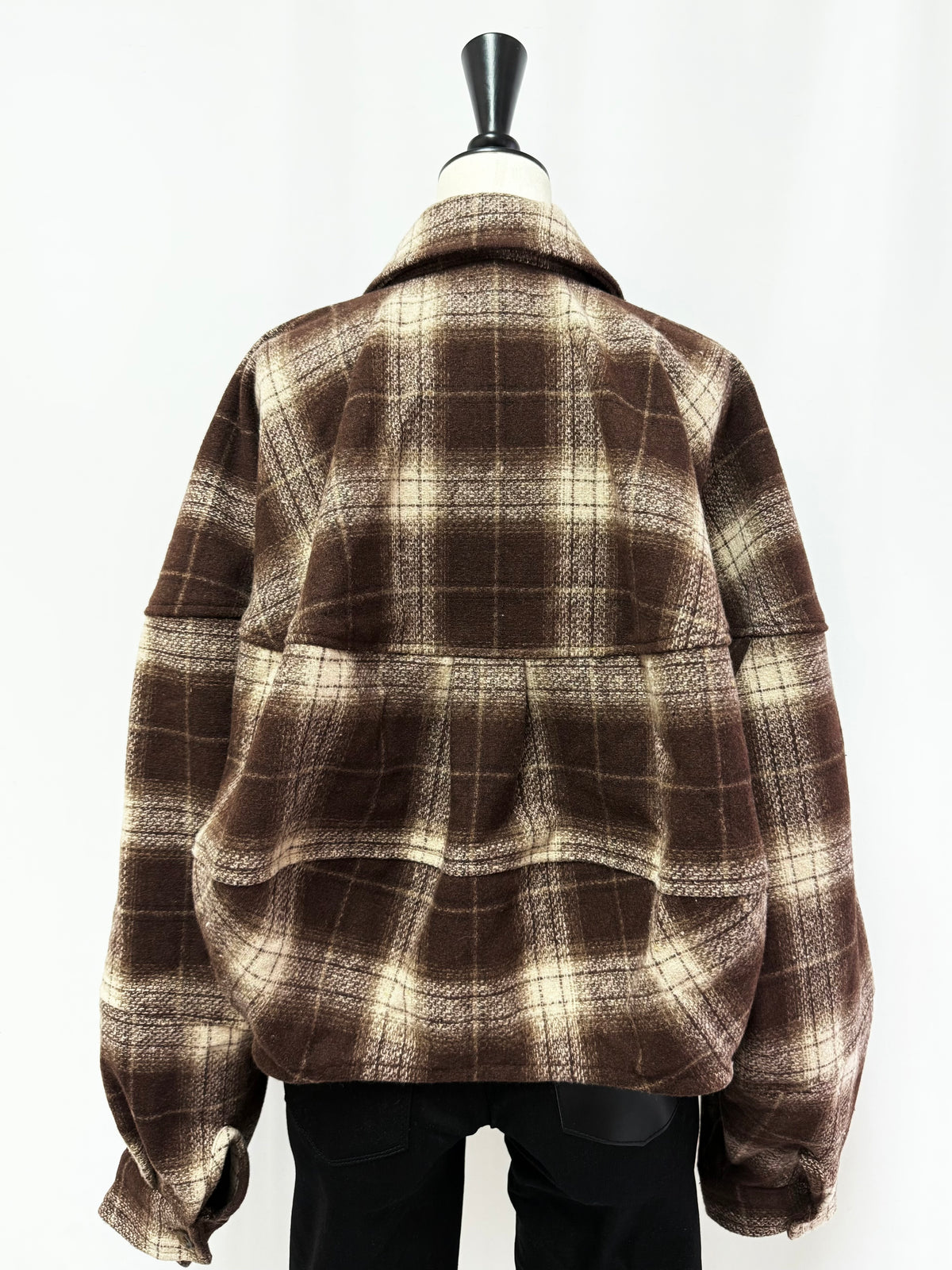 Big pocket flannel shirt/jacket