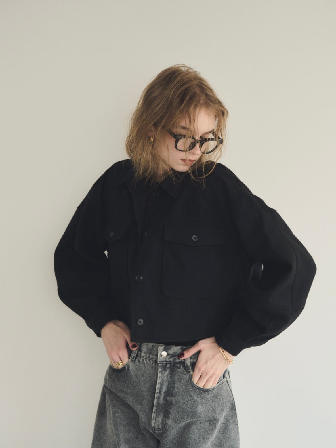 Big pocket flannel shirt/jacket
