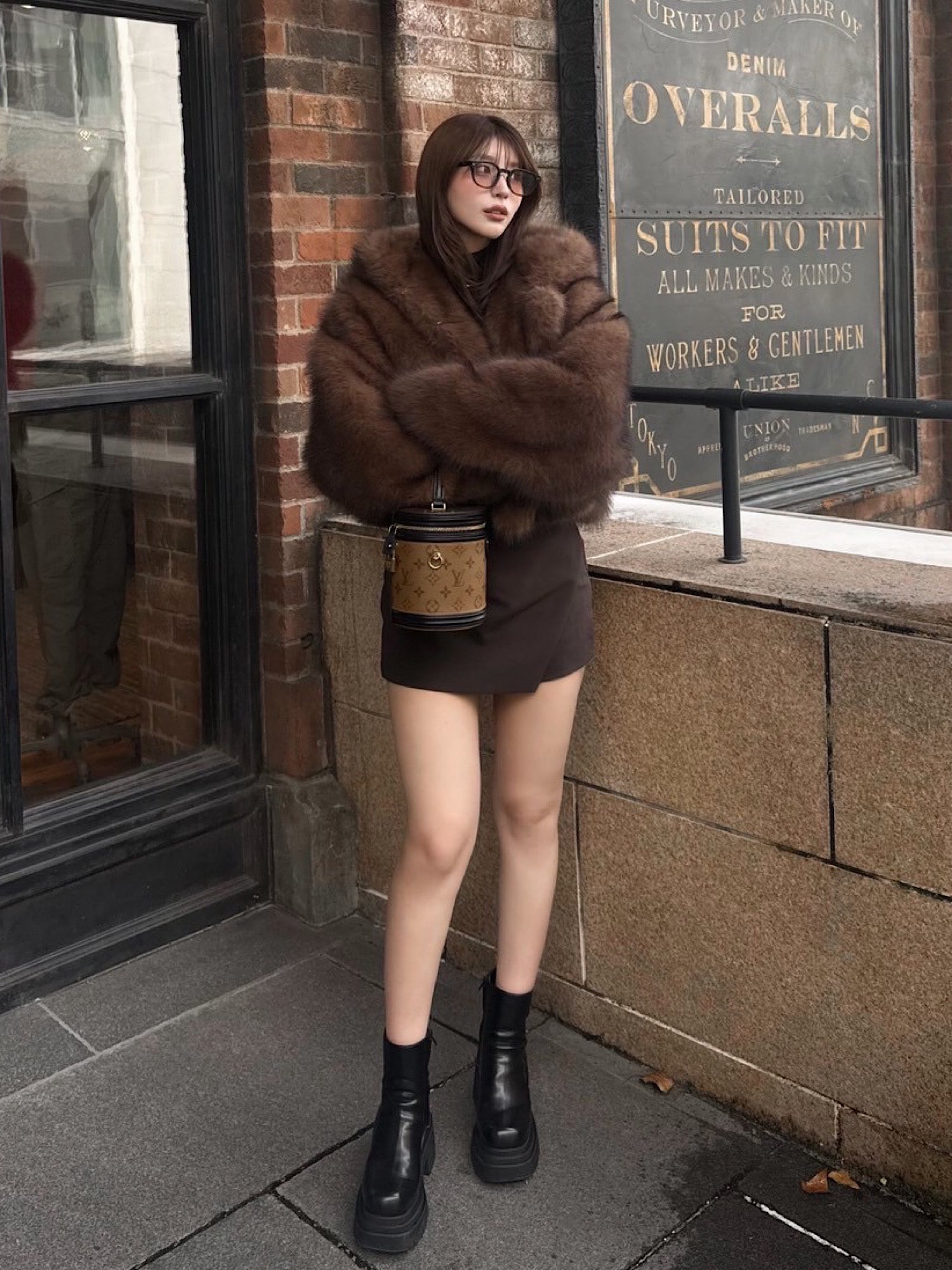 【予約】Premium eco fur hoodie coat(11月中旬〜下旬発送予定)