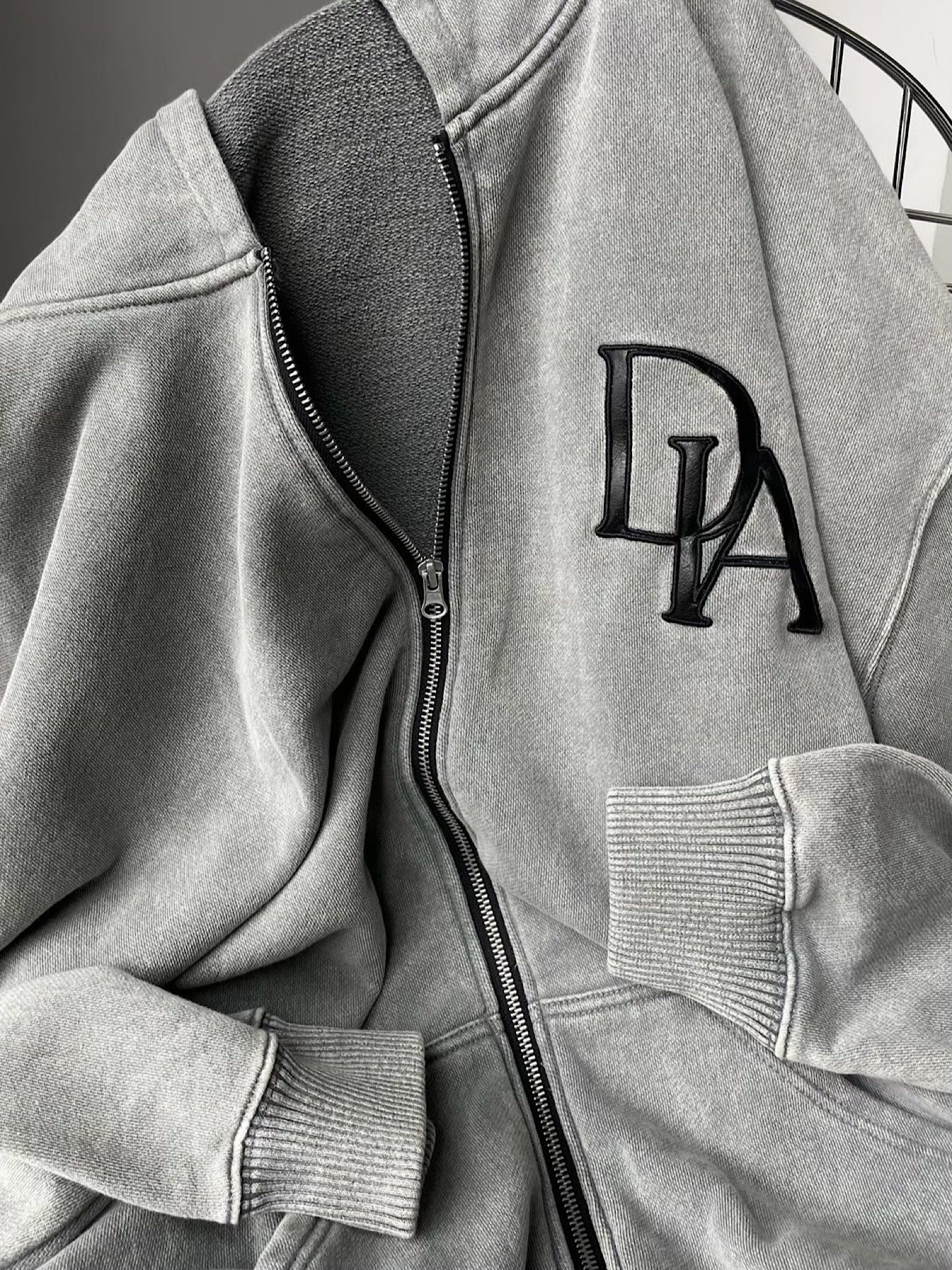 DIANTE DIA LOGO ZIP UP SWEAT HOODIE グレー DIA logo zip up sweat hoodie | DIANTÉ (ディアンテ)公式通販サイト