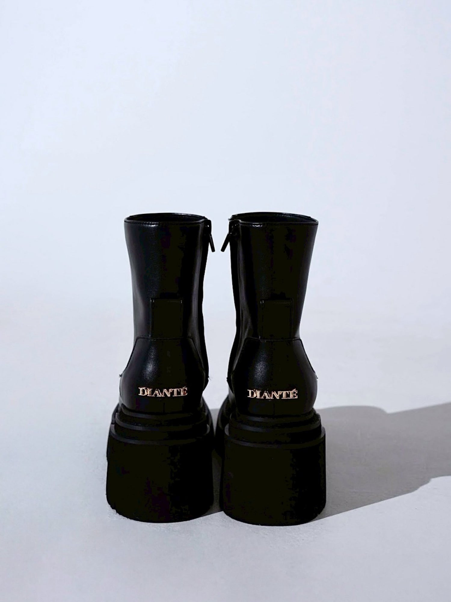 【予約】Square toe middle boots(10月下旬〜11月上旬発送予定)