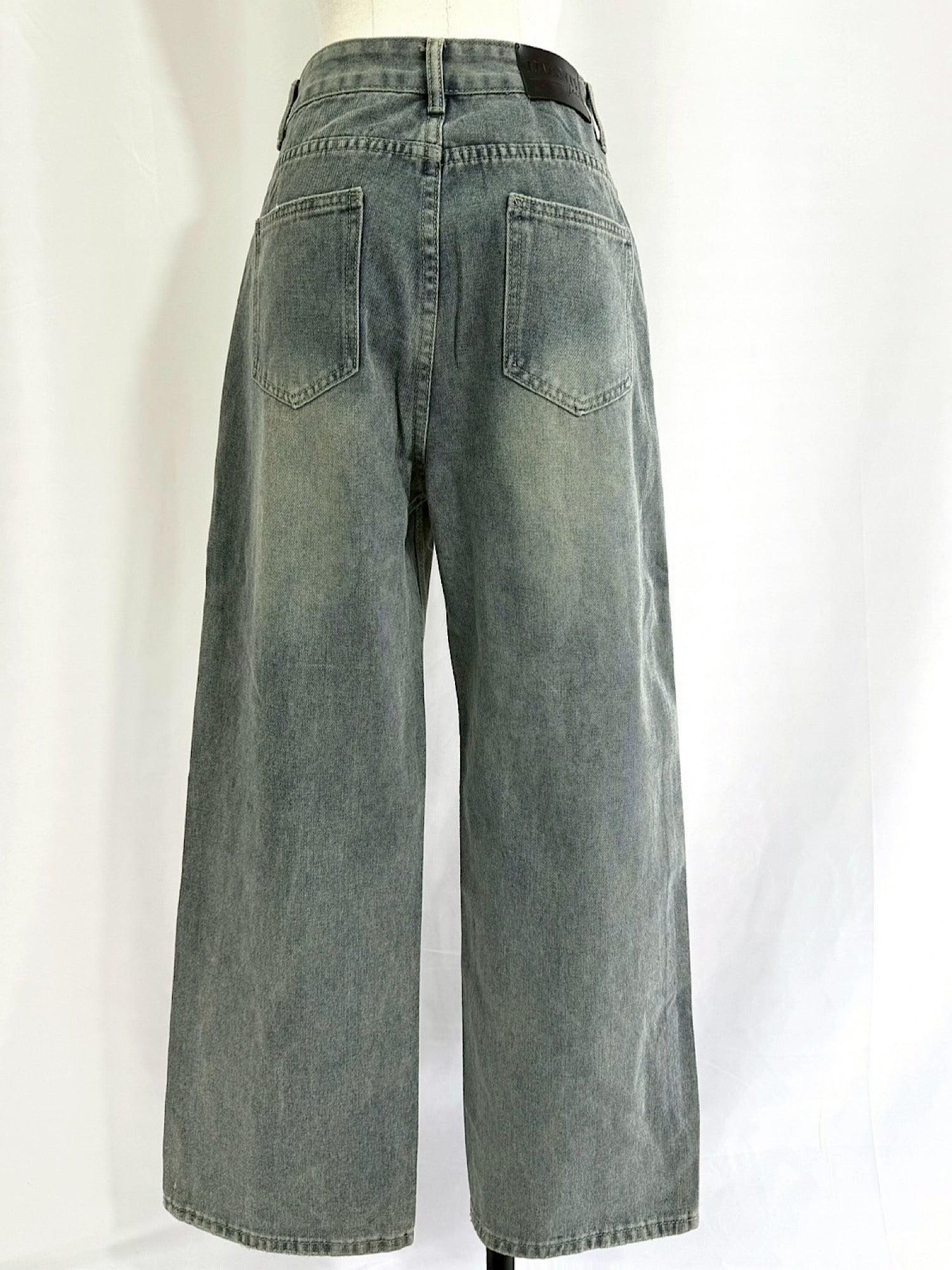 Gradation bijou loose denim