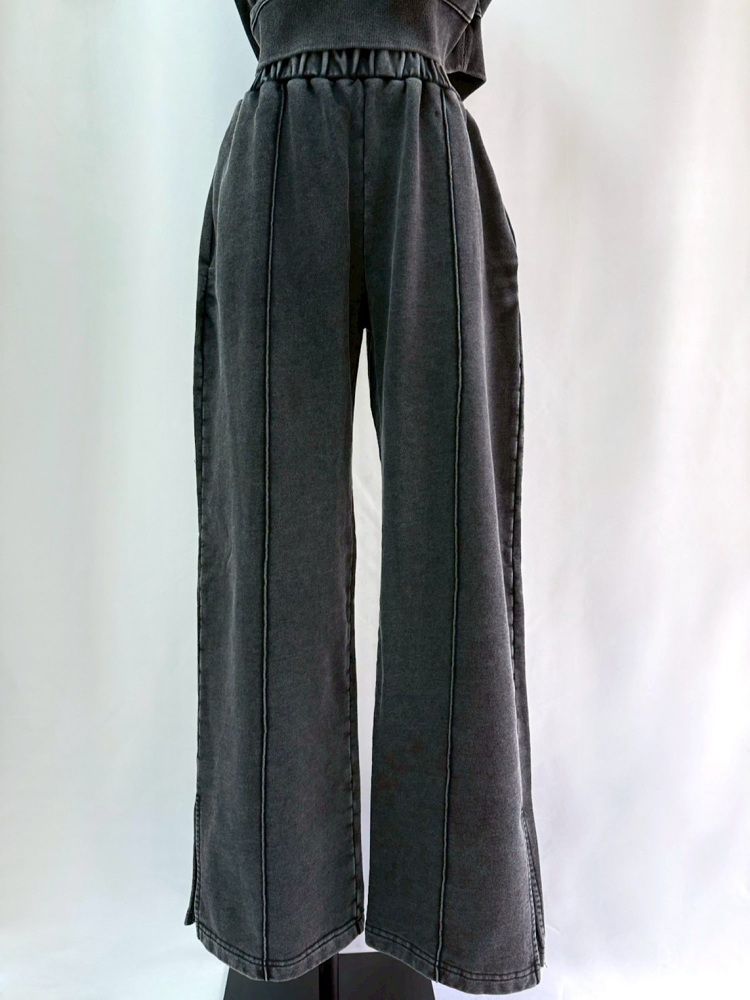 Overdye loose sweat pants