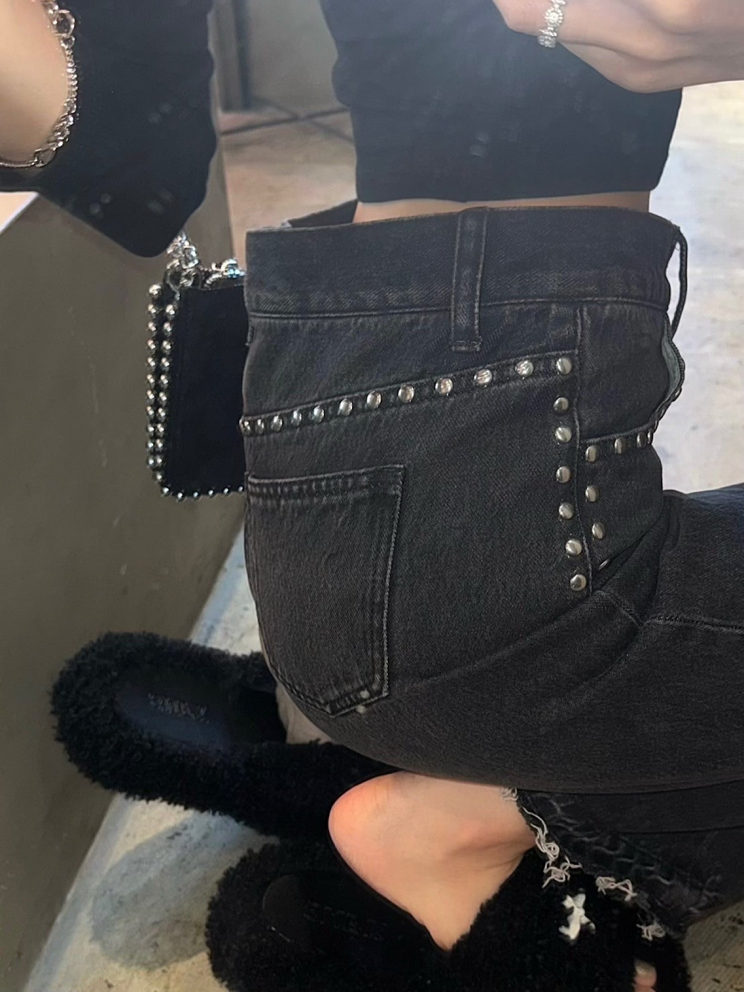 【予約】Rivet design loose denim(10月下旬〜11月上旬発送予定)