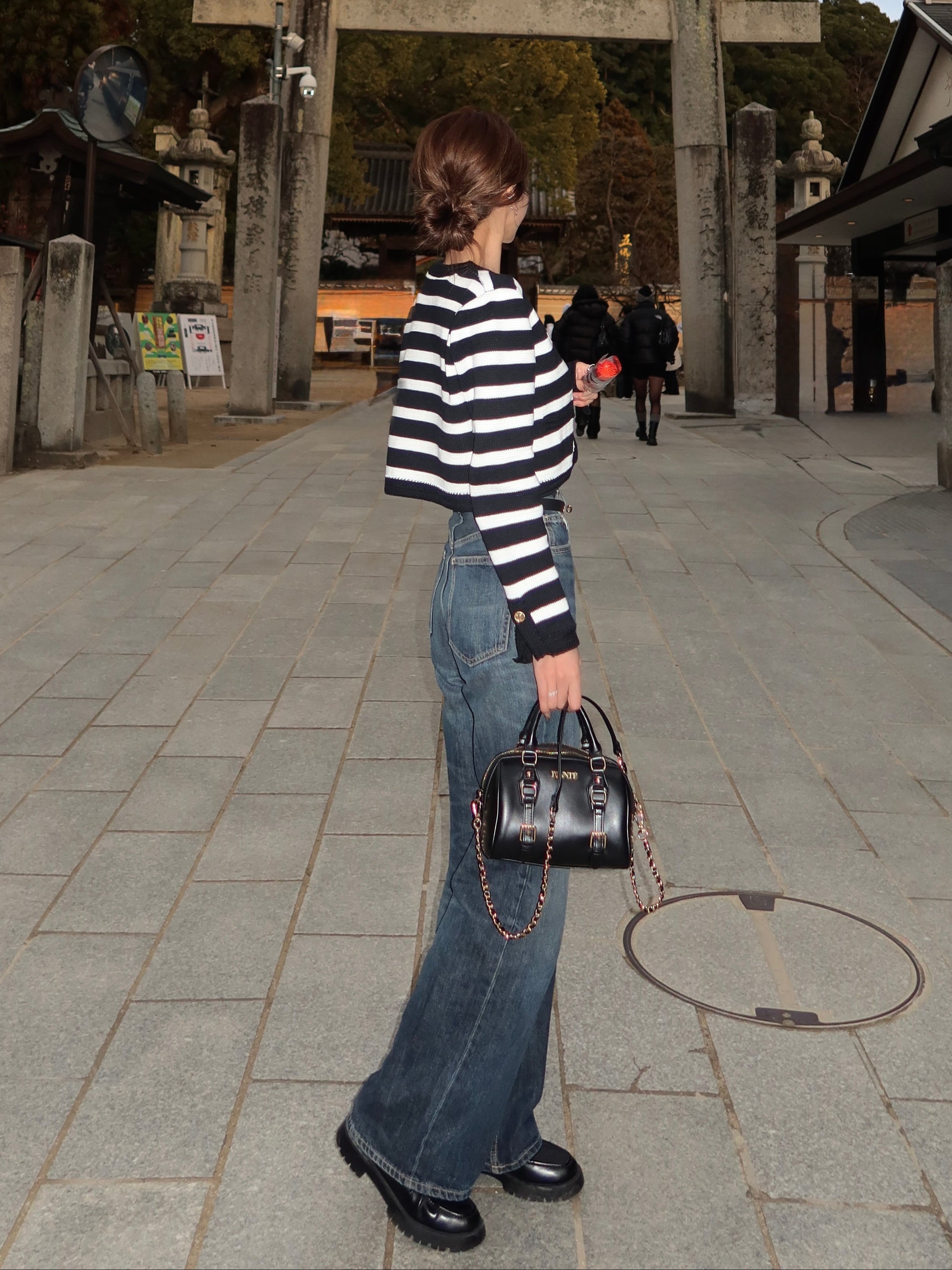 【予約】Chain belted boston bag(4月中旬〜下旬発送予定)