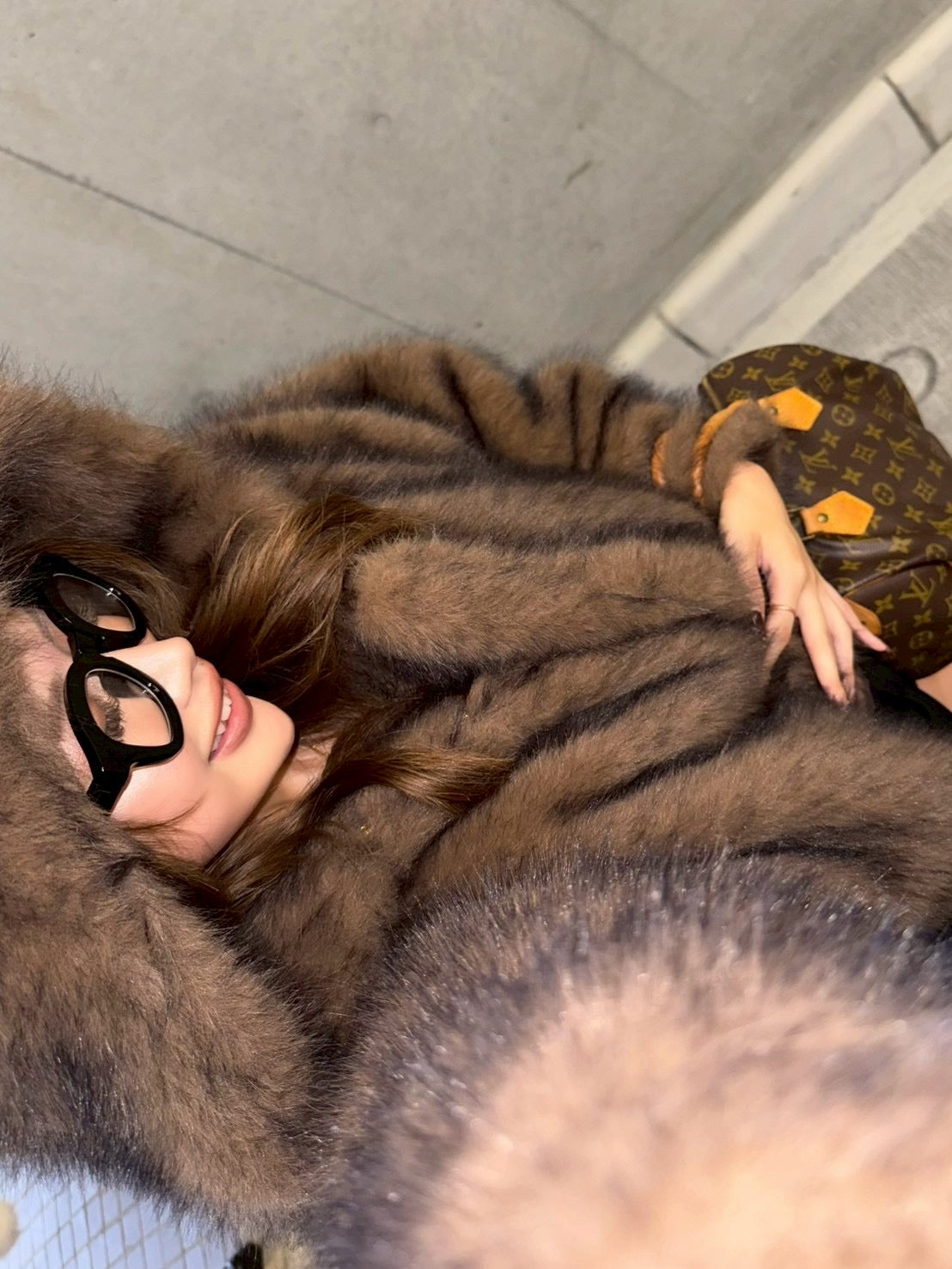 【予約】Premium eco fur hoodie coat(11月中旬〜下旬発送予定)