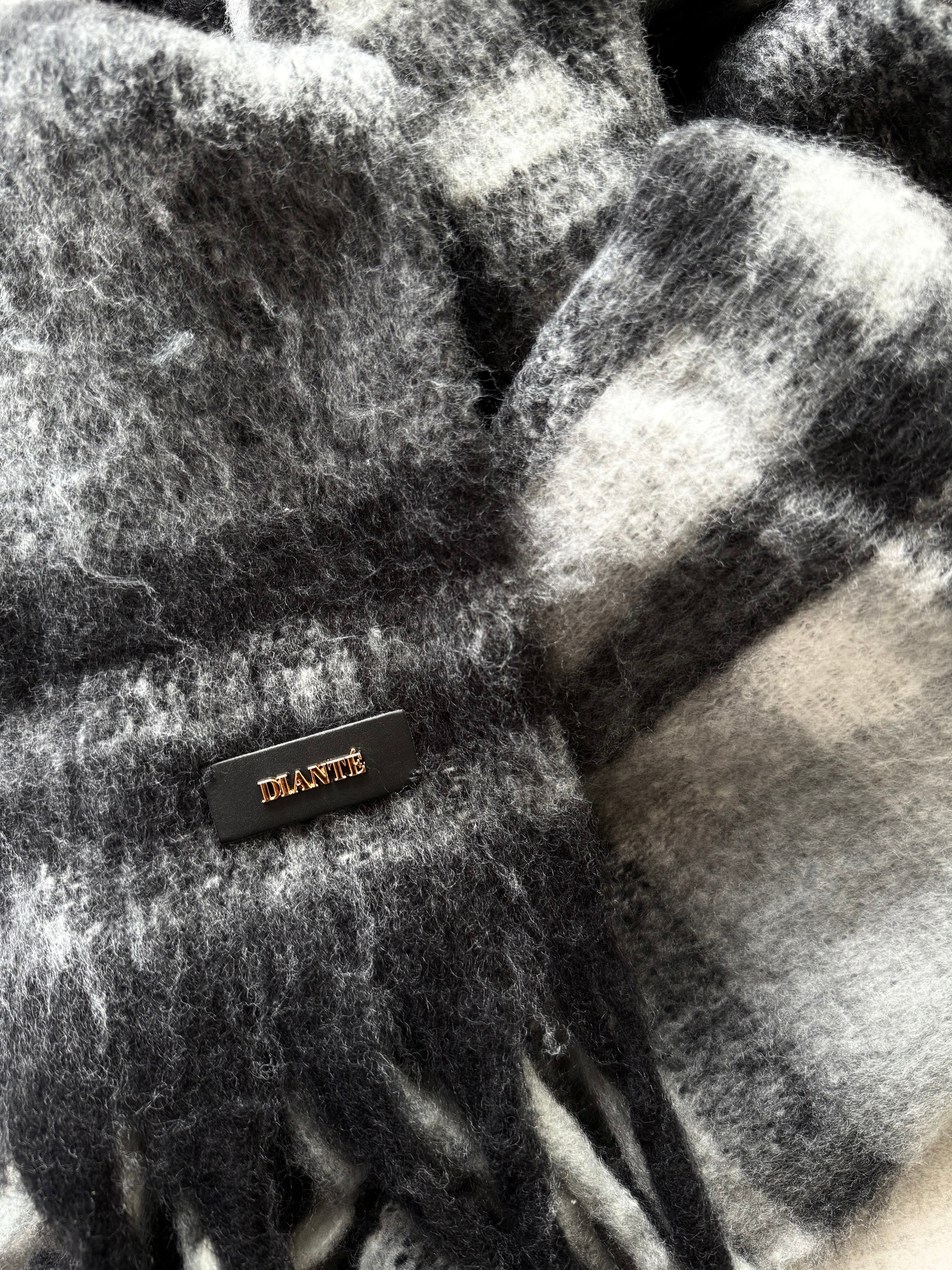 【予約】Shaggy check volume stall/muffler(12月中旬〜下旬発送予定)