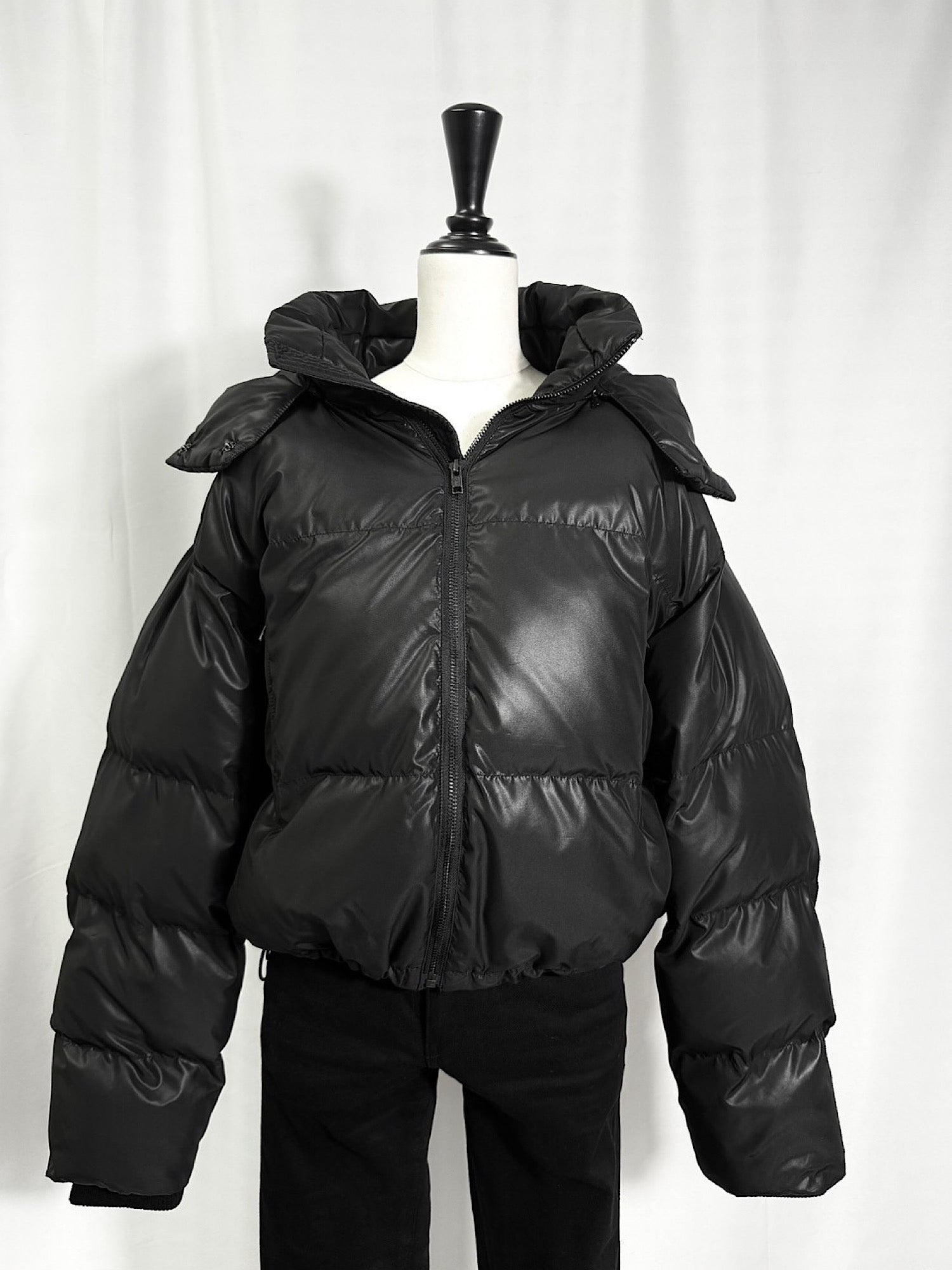 Luster hoodie eco down jacket