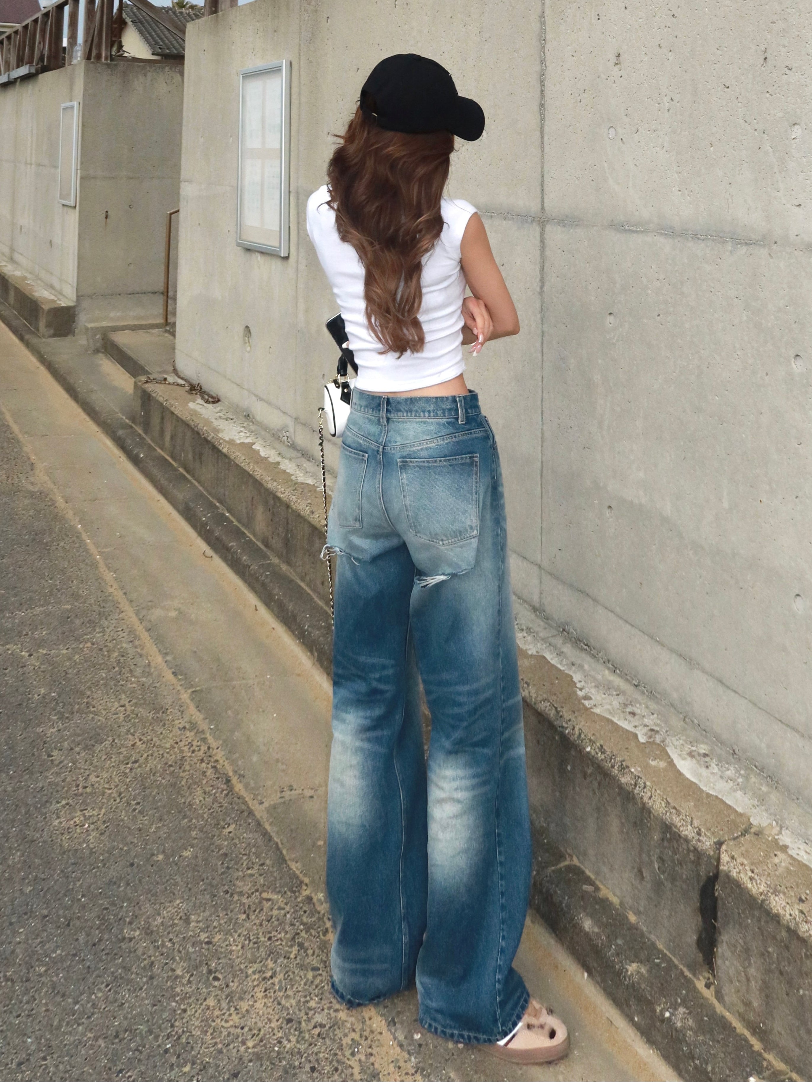 Back damage loose denim | DIANTÉ (ディアンテ)公式通販サイト