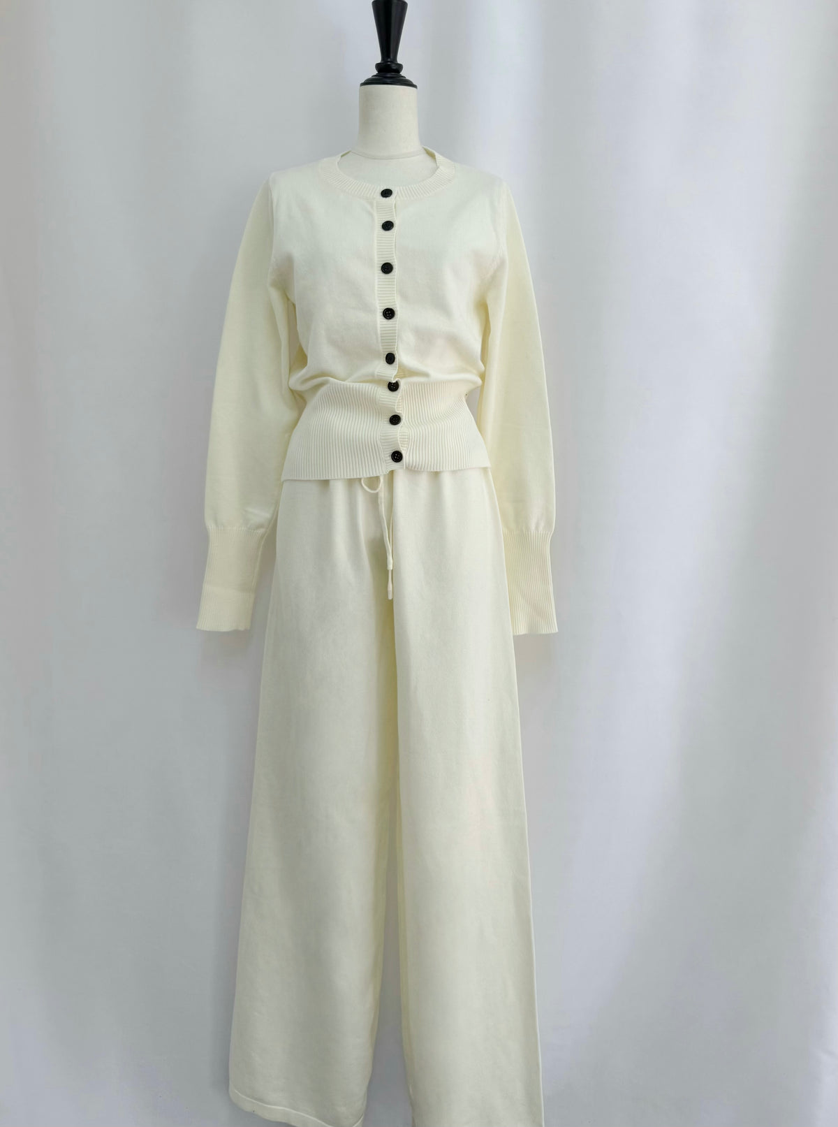 【予約】Cotton knit cardigan✕pants SET UP(11月上旬発送予定)