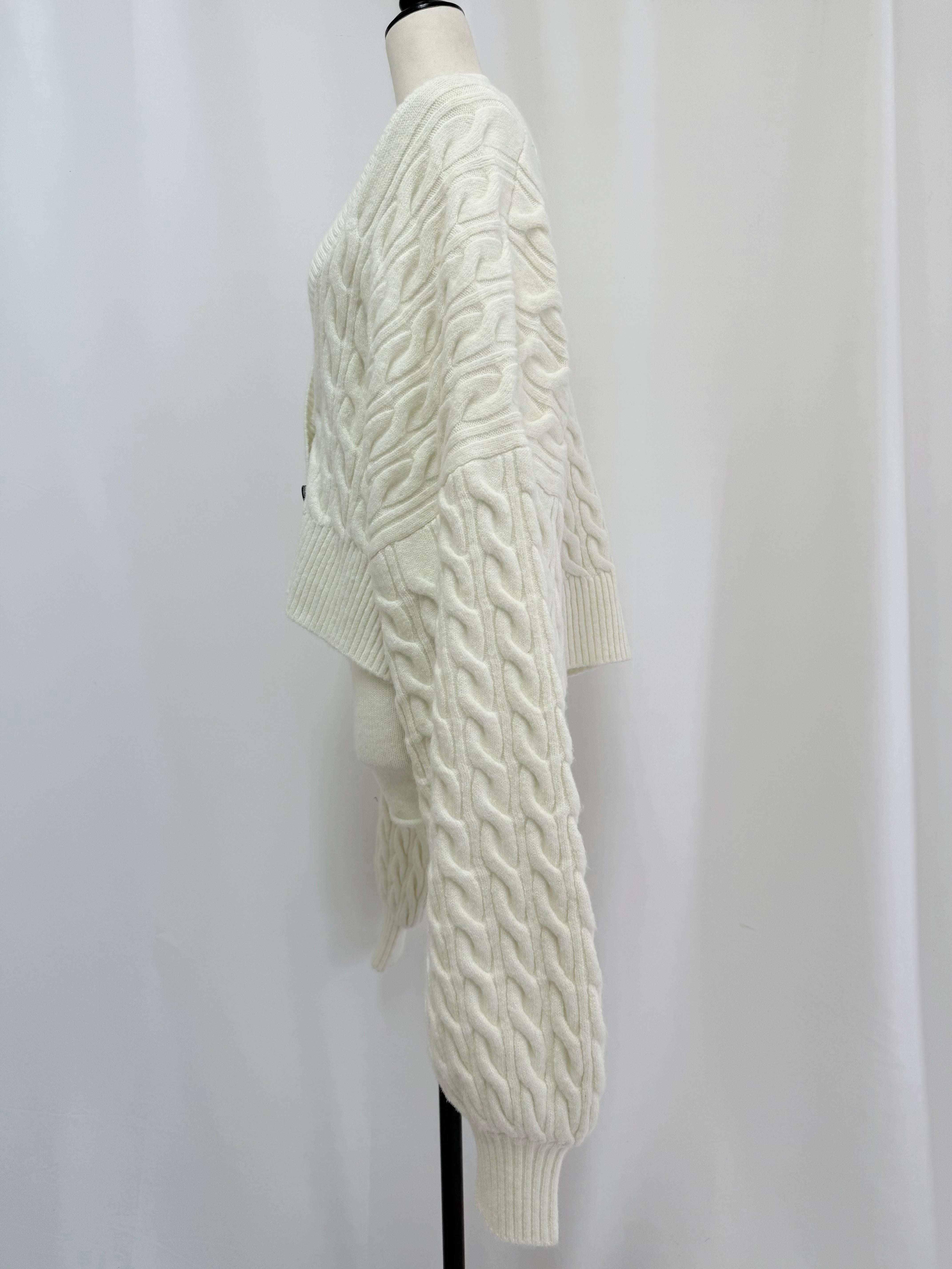 【予約】Bulky cable knit cardigan(SETUP着用可)(9月下旬発送予定)