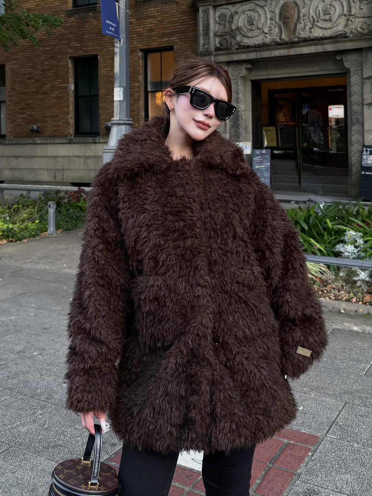 【予約】Big collar teddy bear coat(11月上旬発送予定)