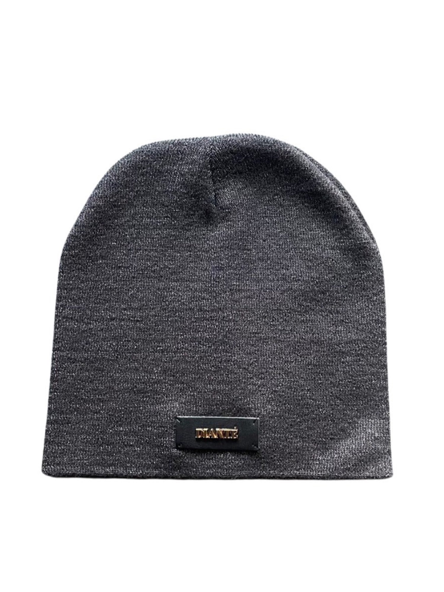 Glitter knit beanie