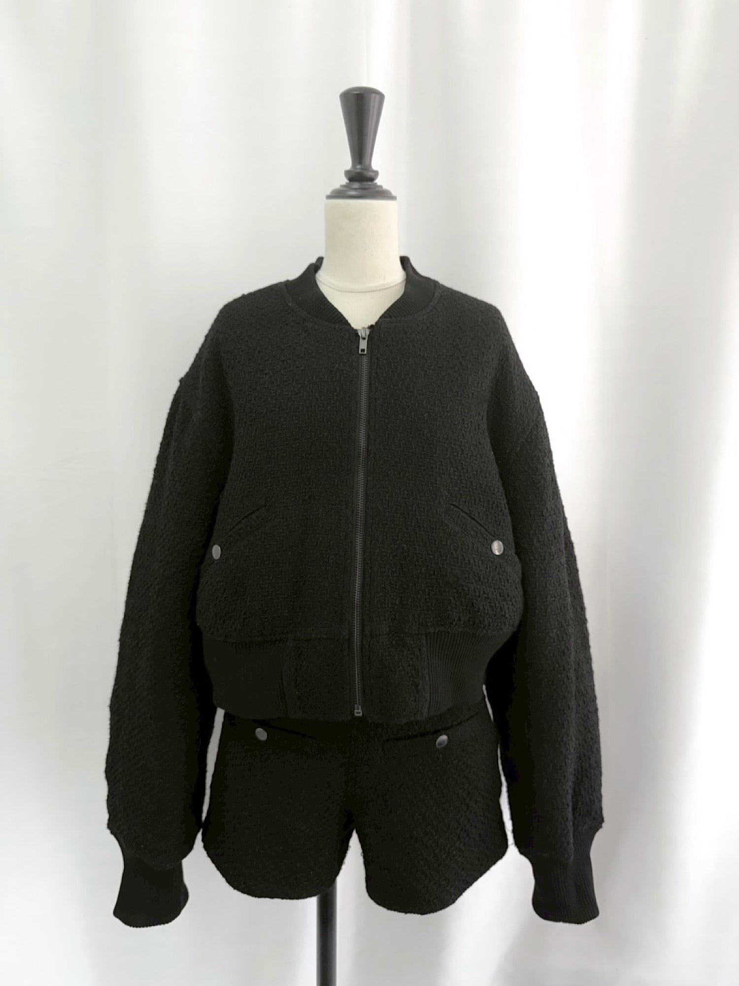 Classic tweed blouson