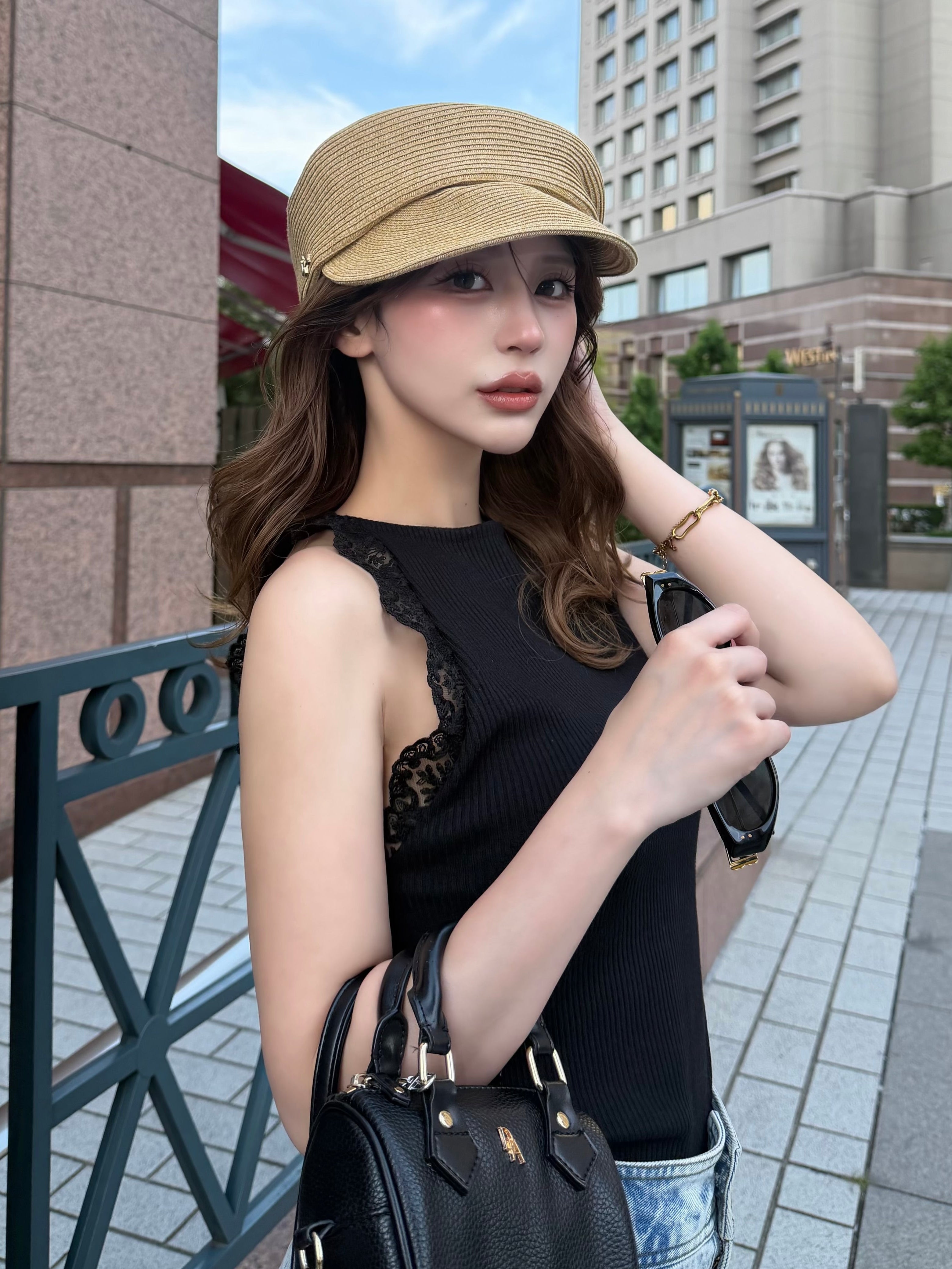 Rattan casquette