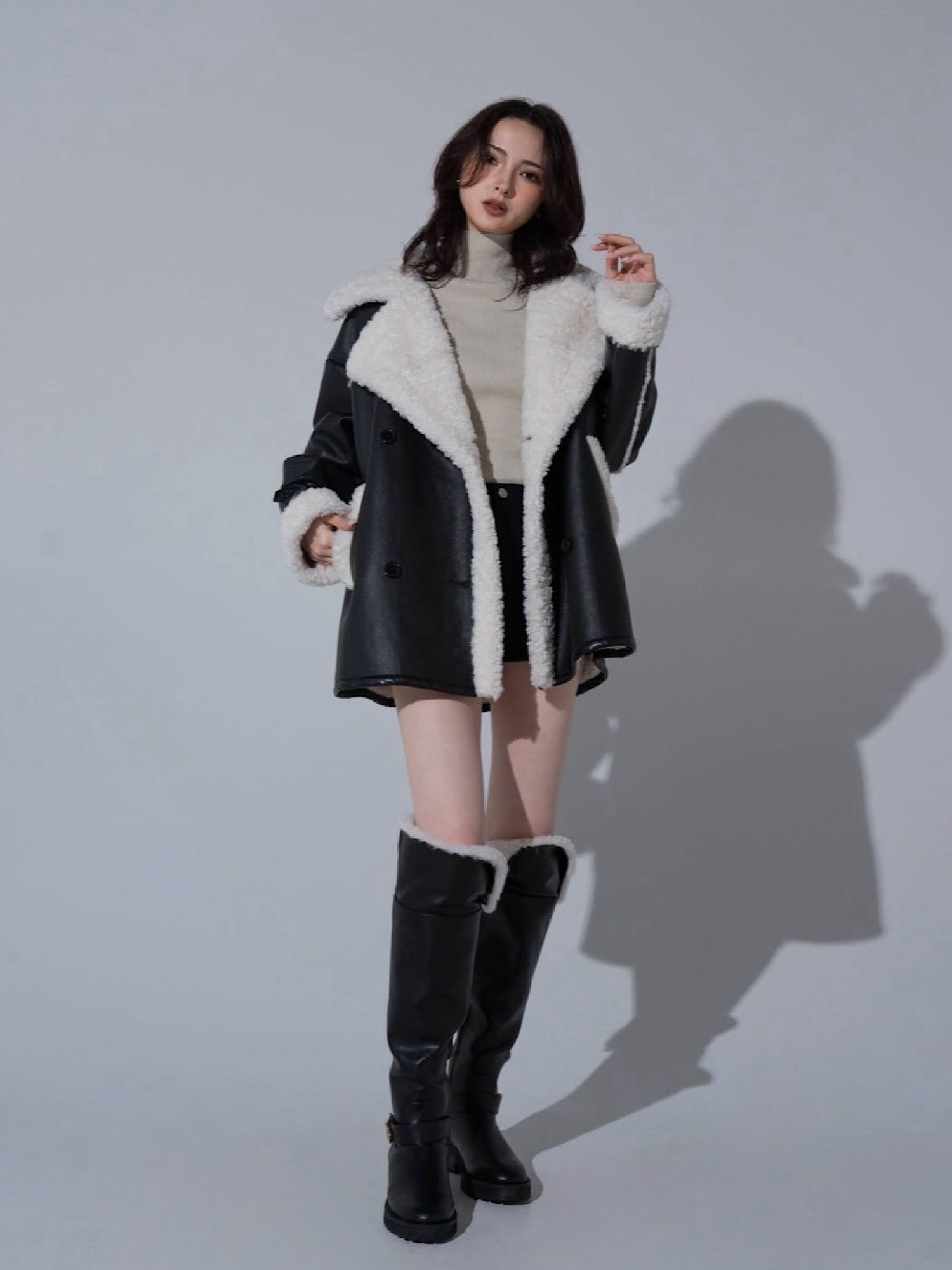 Boa flap engineer long boots | DIANTÉ (ディアンテ)公式通販サイト