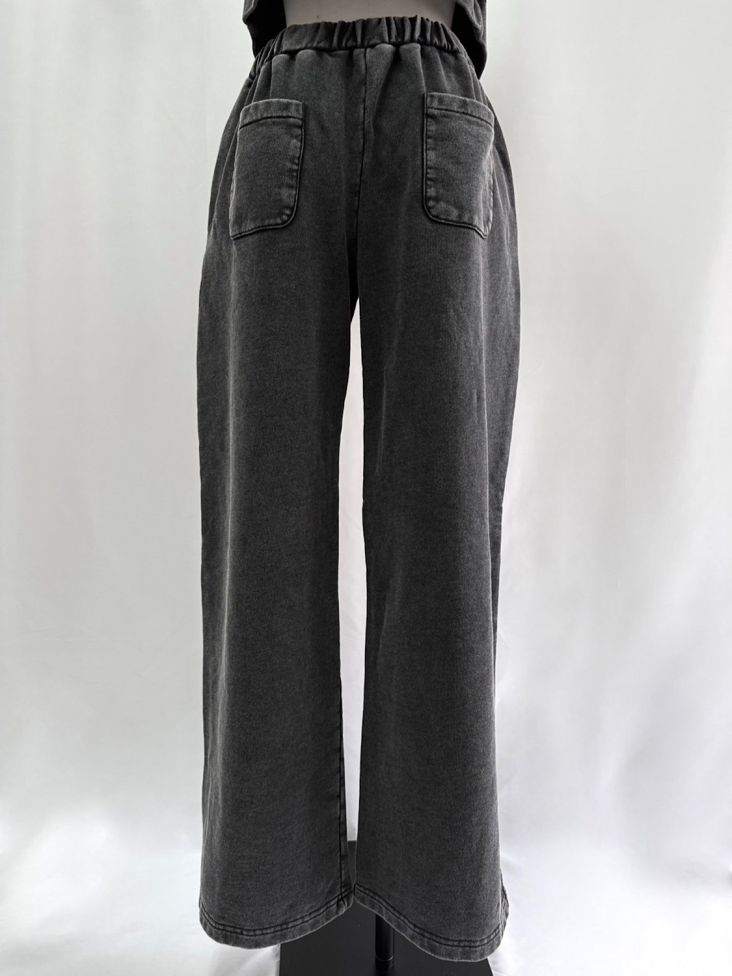 Overdye loose sweat pants