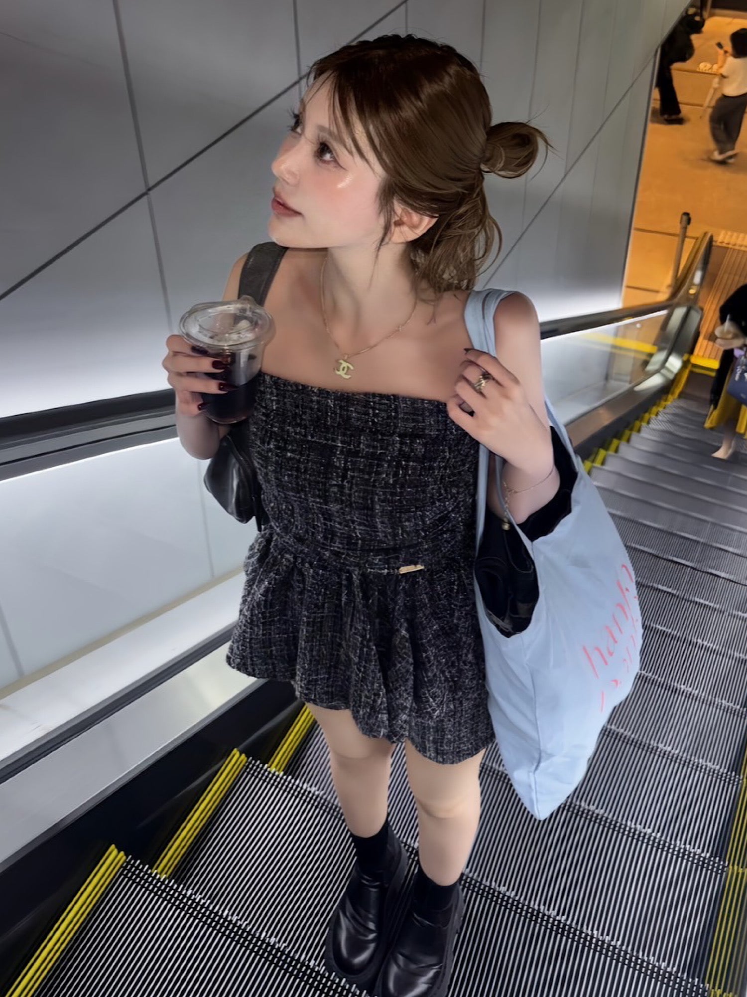 Classic tweed shorts