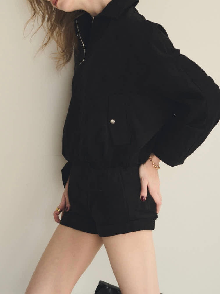 【予約】Eco suede shorts(SETUP着用可)(10月上旬発送予定)