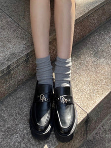 【予約】Logo platform loafers（5月上旬～下旬発送予定）