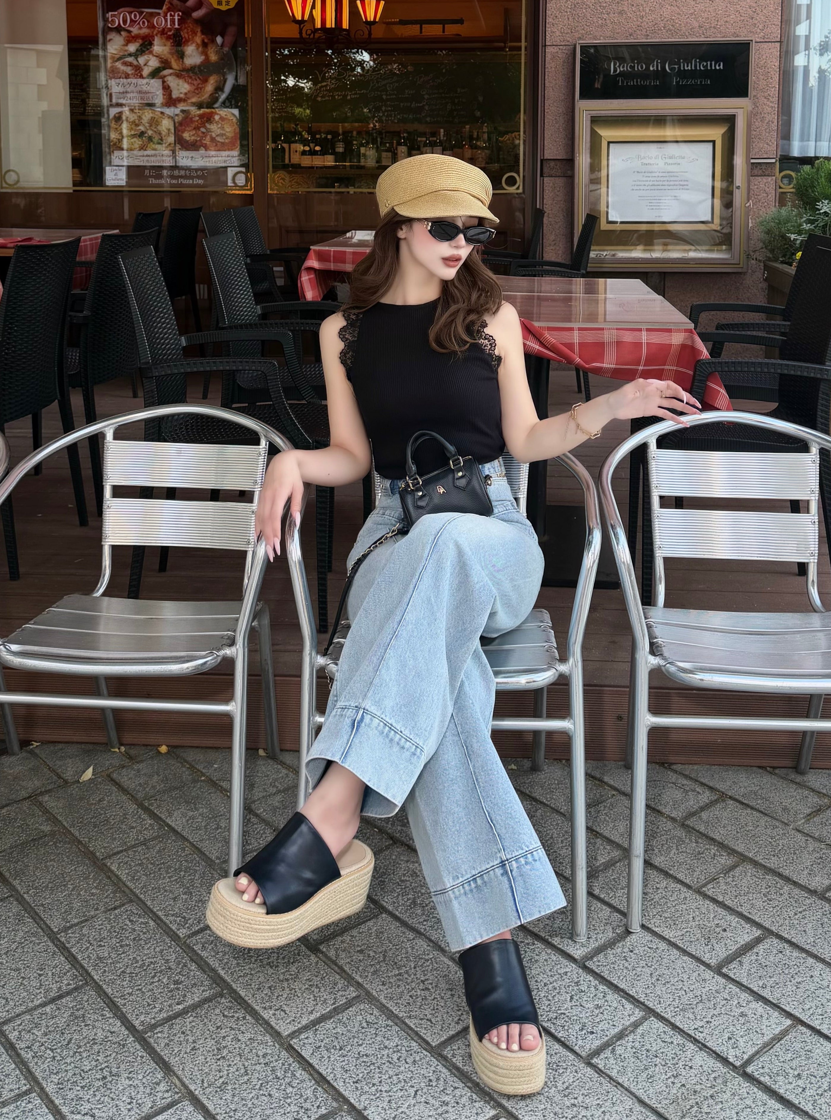 Waist design loose denim | DIANTÉ (ディアンテ)公式通販サイト