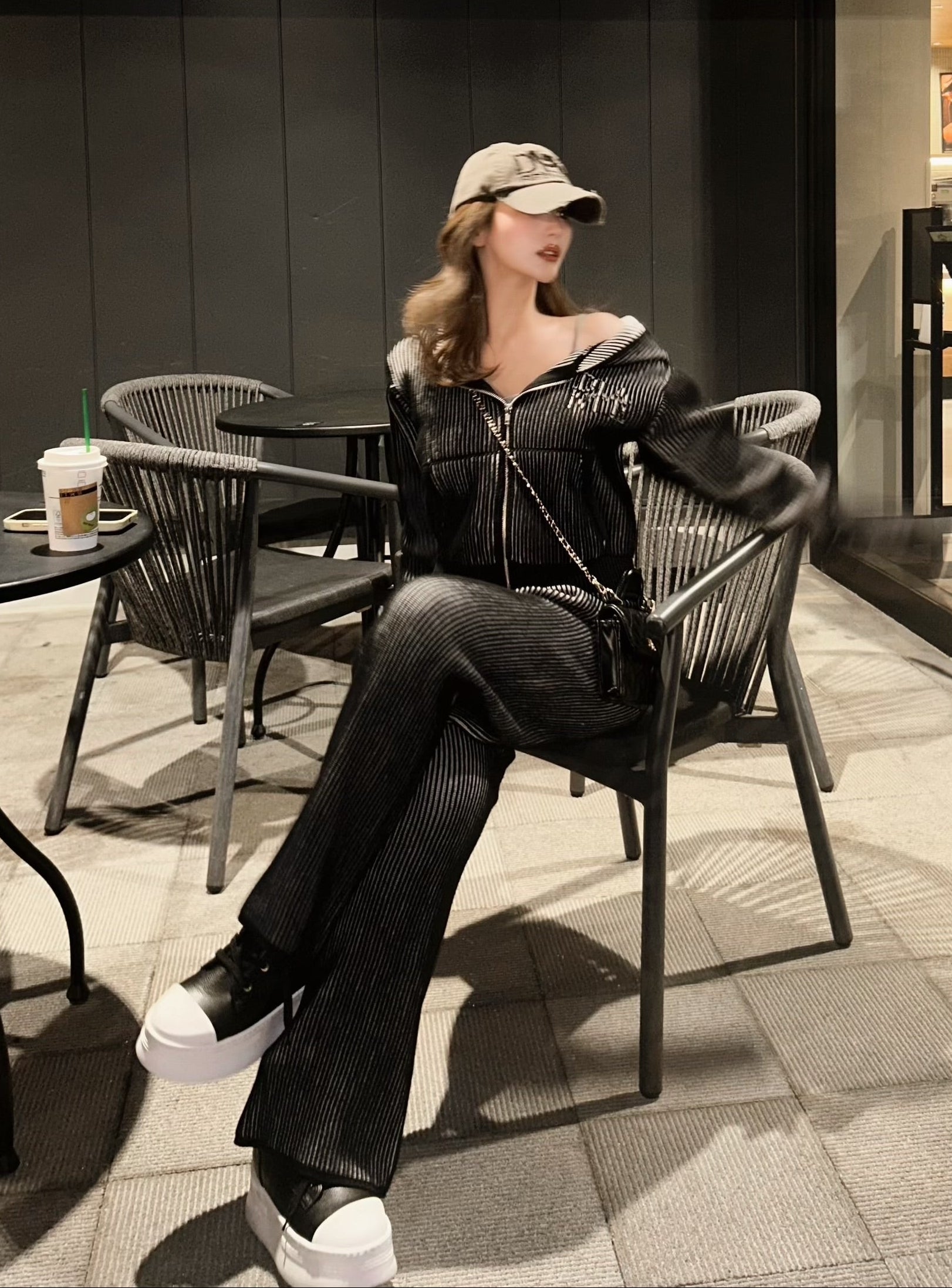 【予約】Royal rib knit pants(SETUP着用可)(2月上旬〜中旬発送予定)