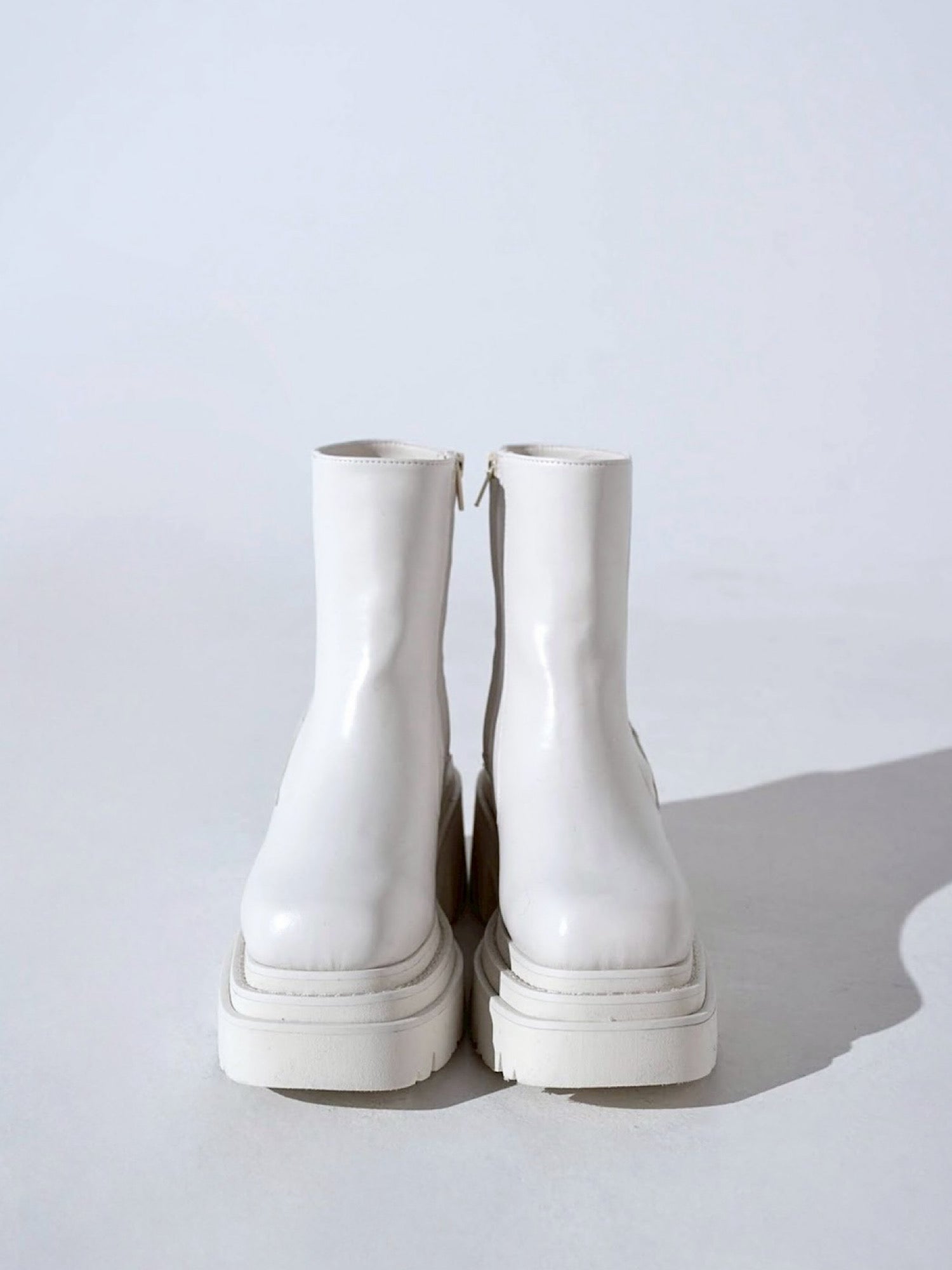 【予約】Square toe middle boots(10月下旬〜11月上旬発送予定)