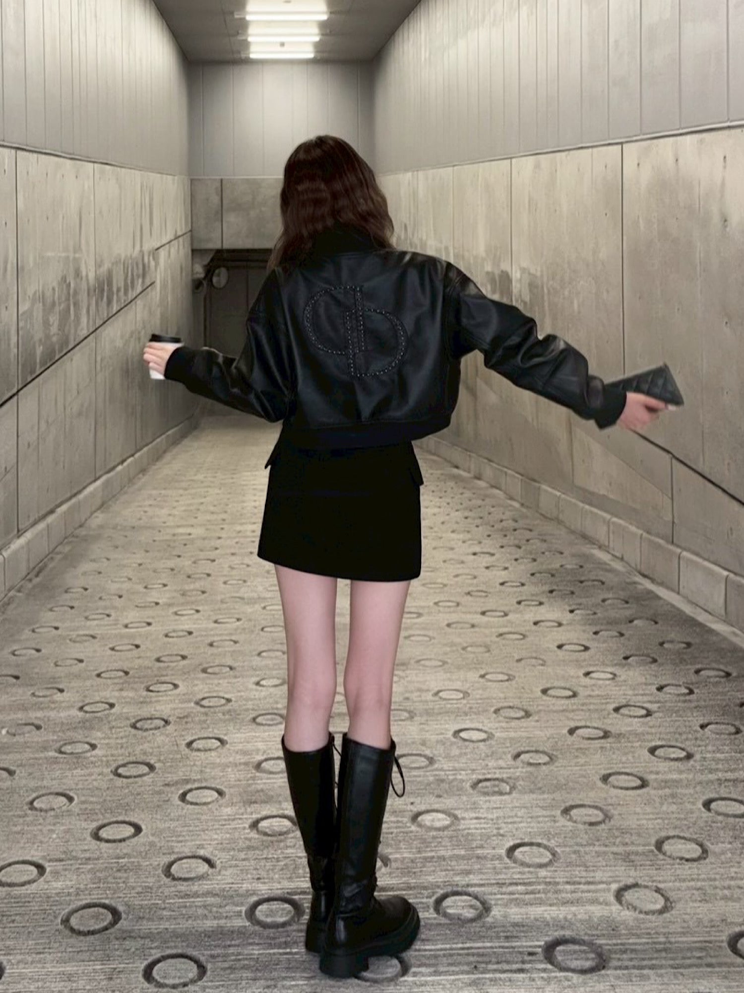 【予約】DD studs eco leather blouson(11月下旬〜中旬発送予定)