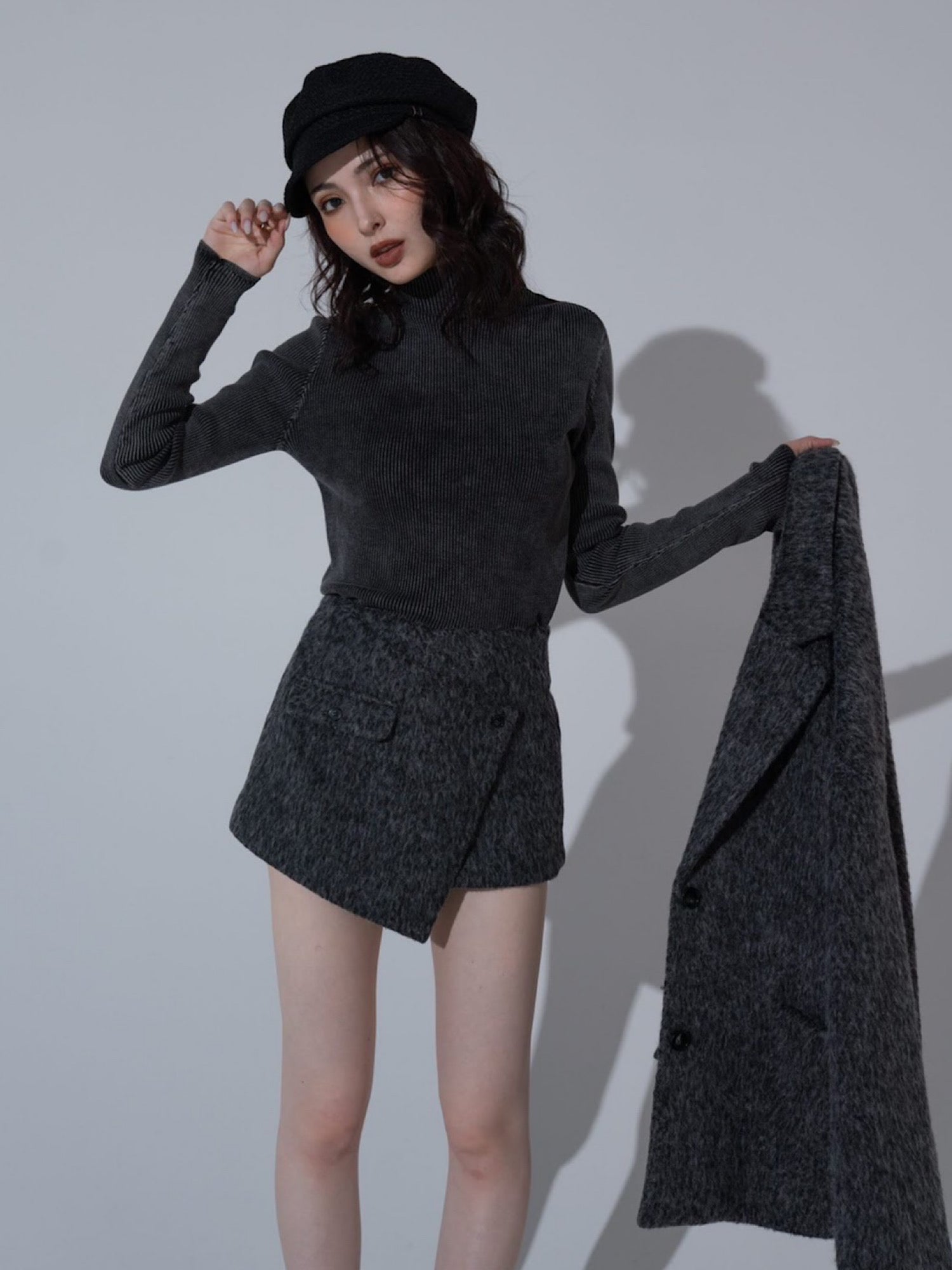 Shaggy loose jacket/coat