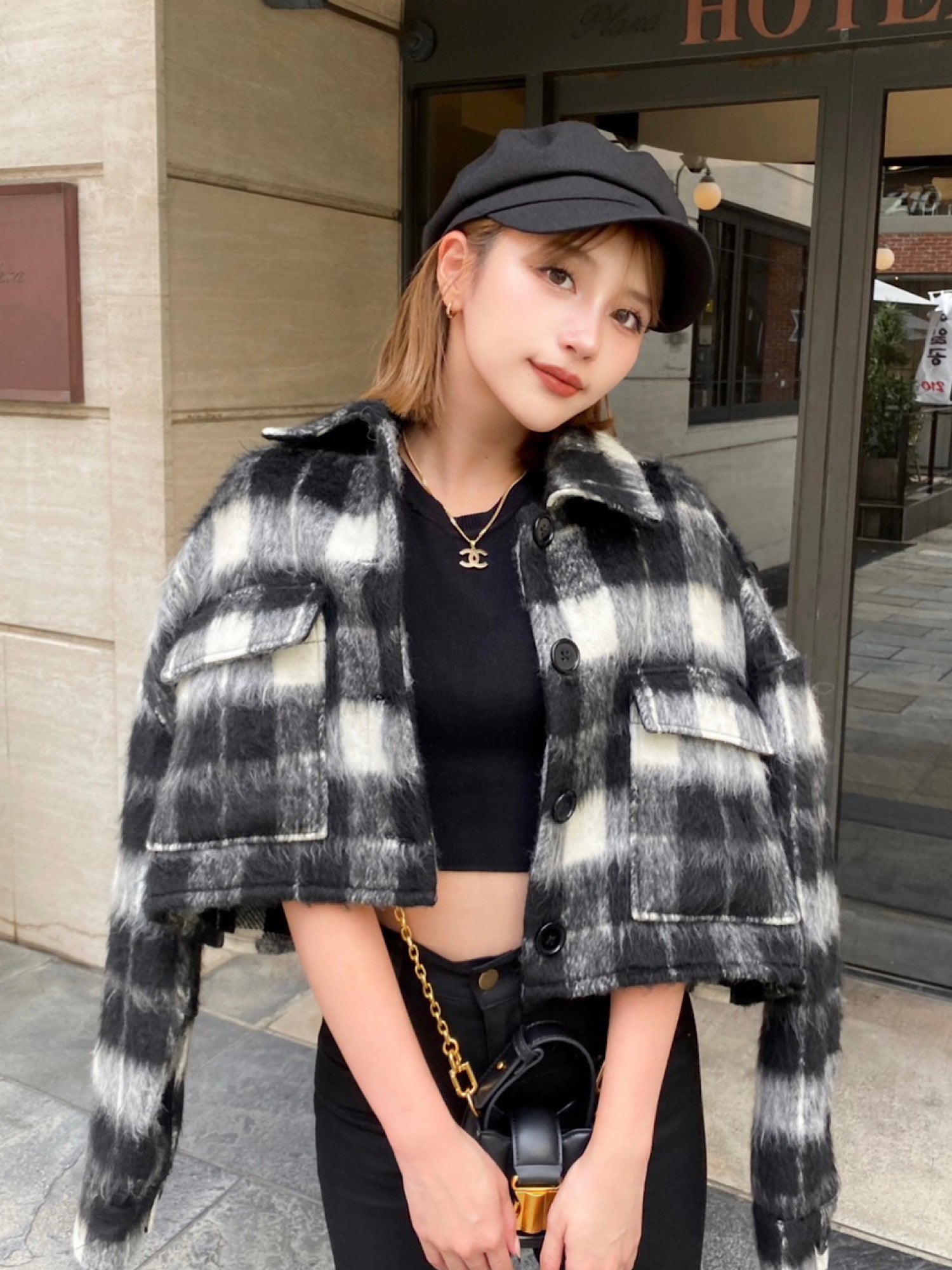 Shaggy shirt-jacket (SET UP着用可）