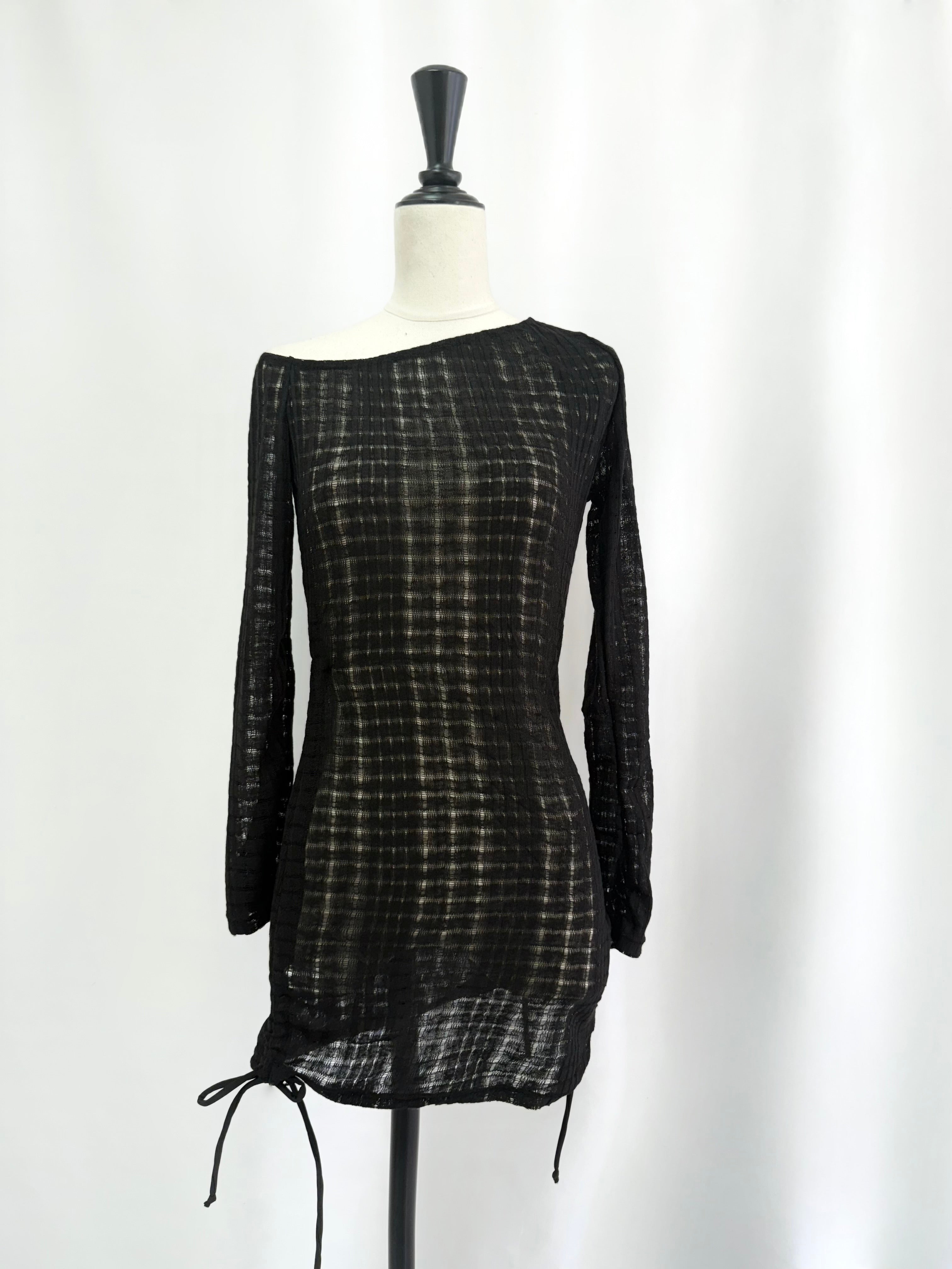 【予約】Side gather seersucker dress(8月上旬発送予定)