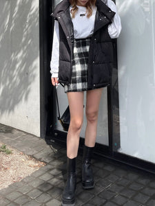 Shaggy mini skirt (SET UP着用可）