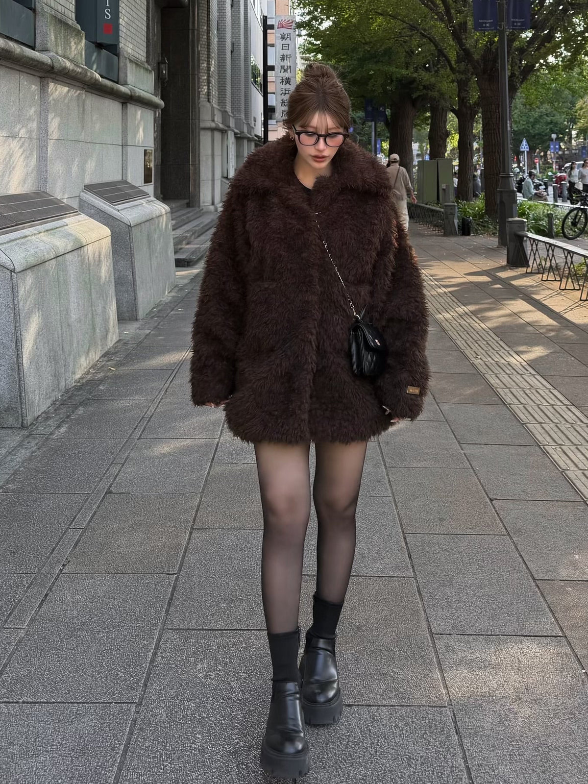 【予約】Big collar teddy bear coat(11月上旬発送予定)