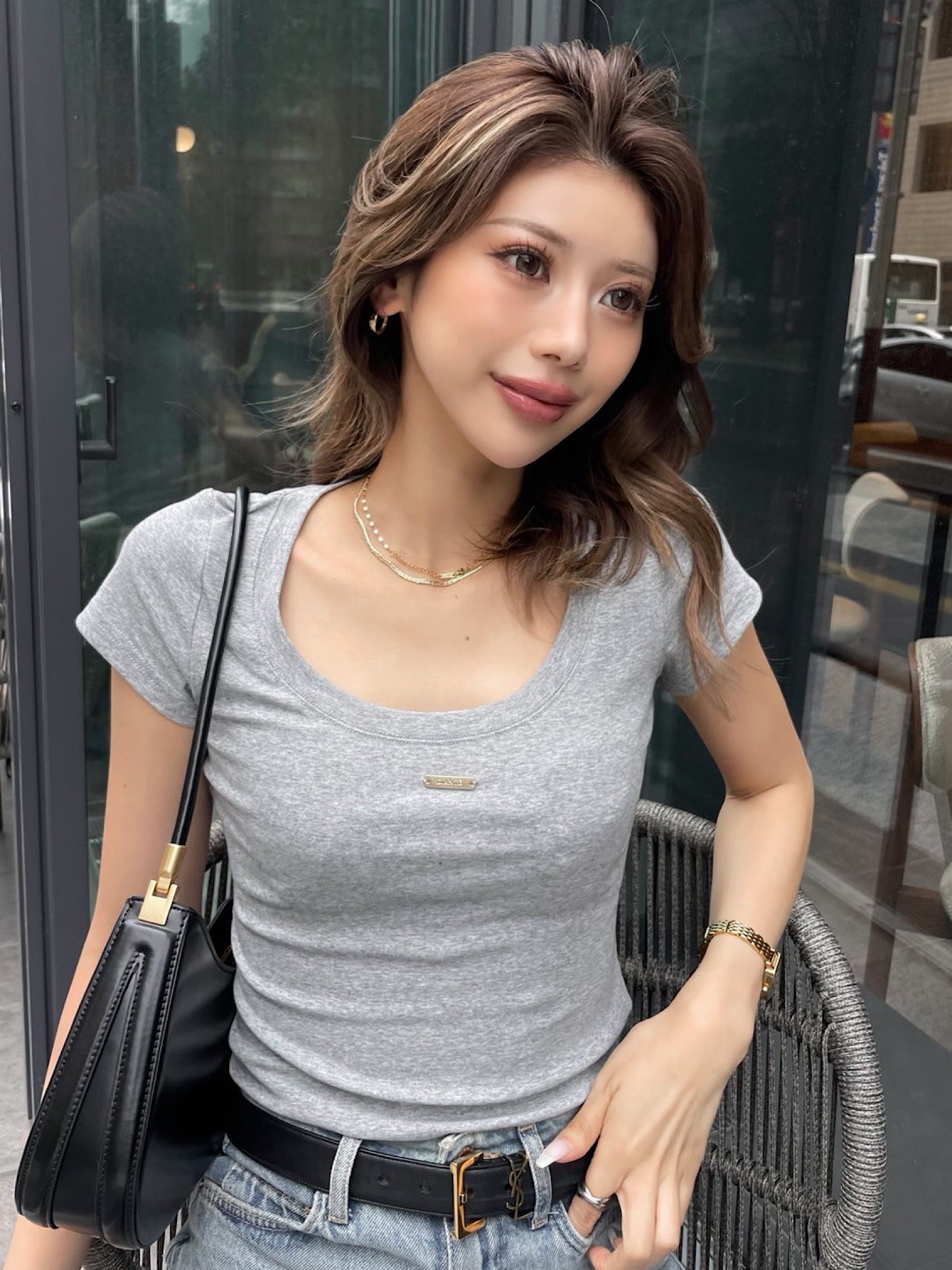 Accent logo cropped Tee