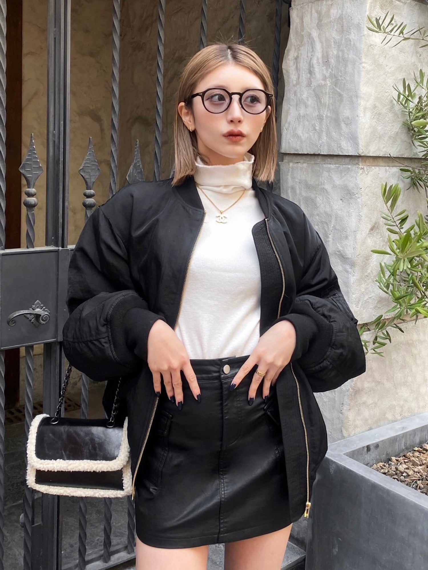 Loose MA-1 blouson
