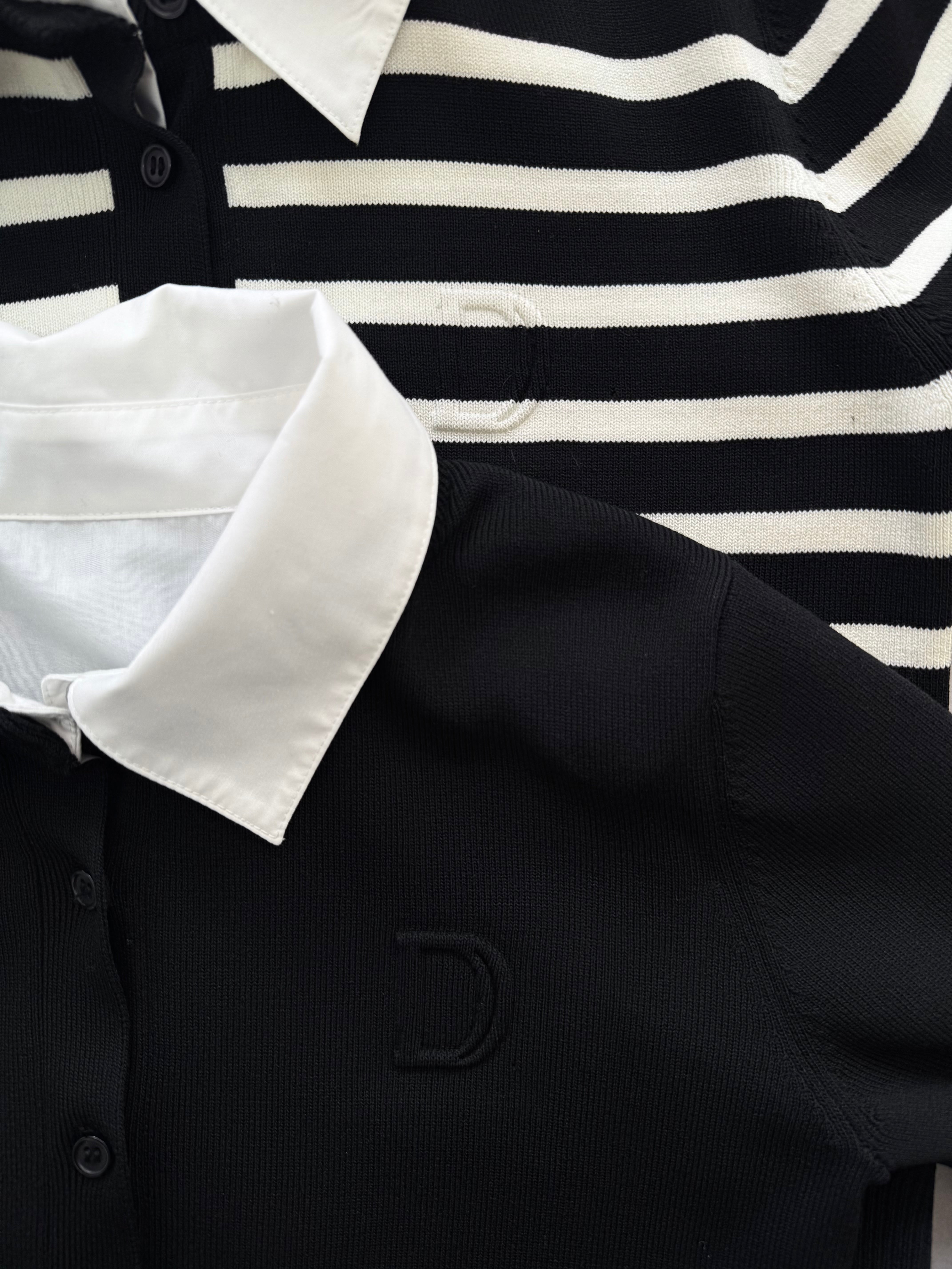 Shirts layered cardigan tops(SETUP着用可)