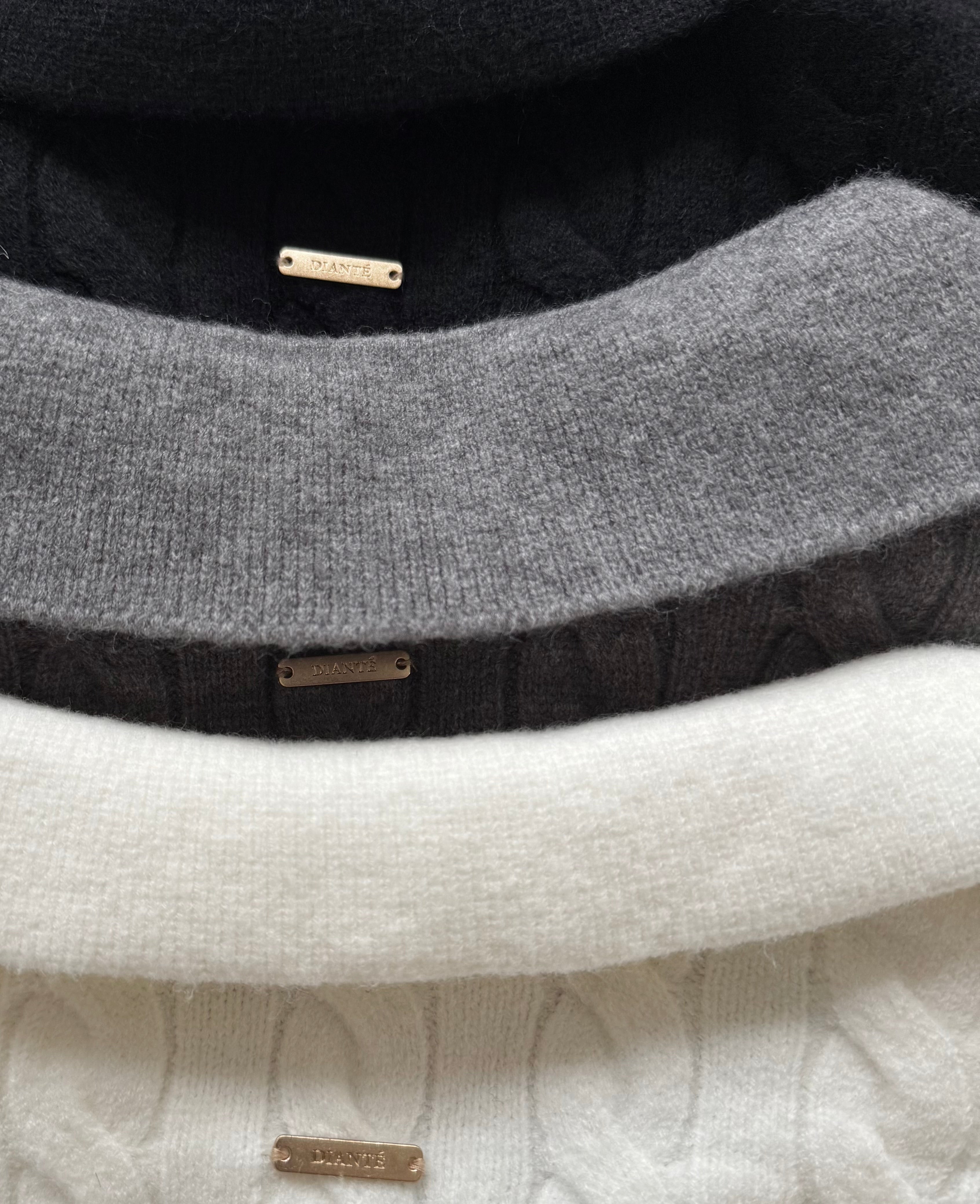 【予約】Cable skipper knit✕Knit shorts SET UP(1月下旬〜2月上旬発送予定)