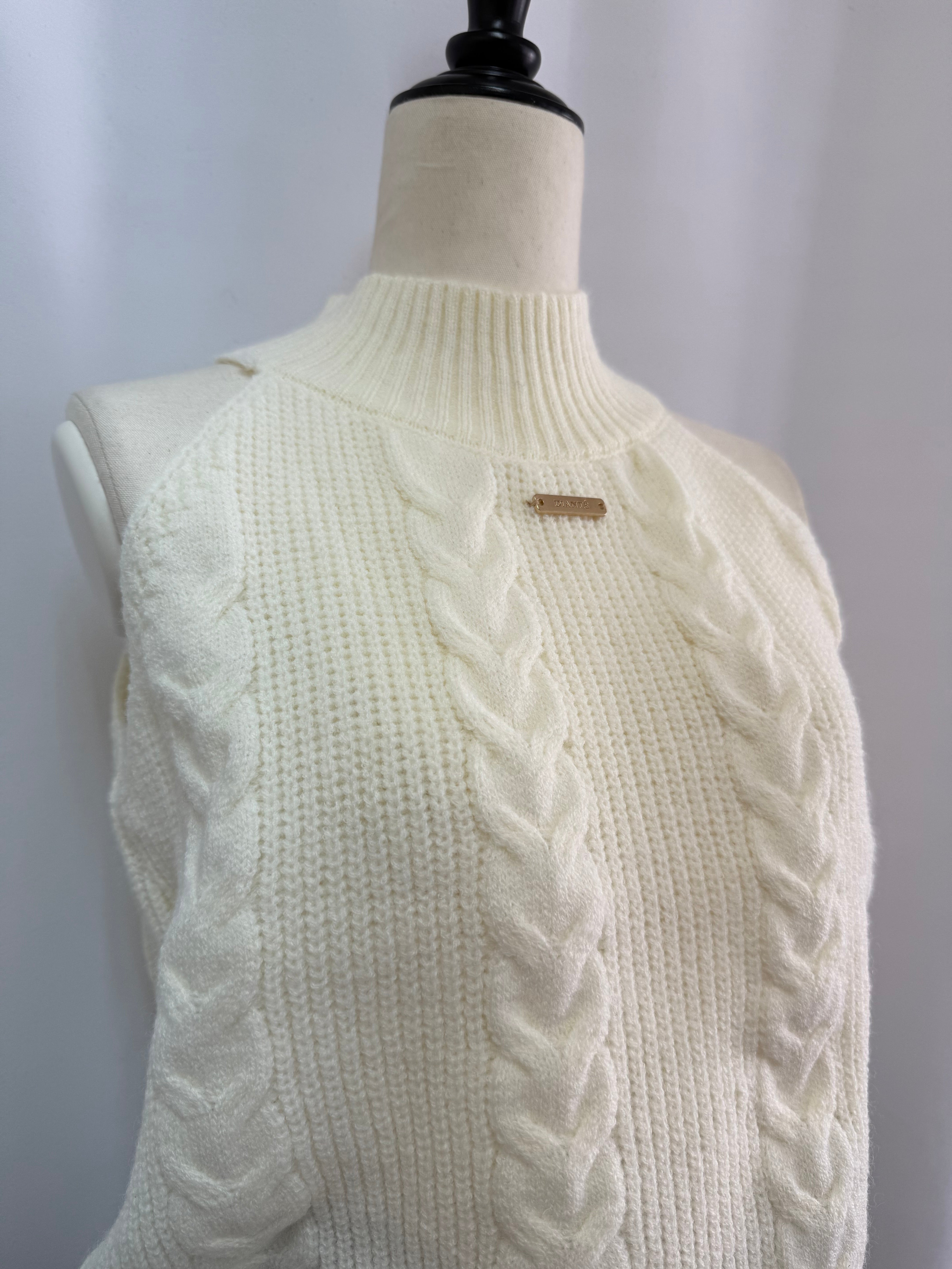 American sleeve cable knit