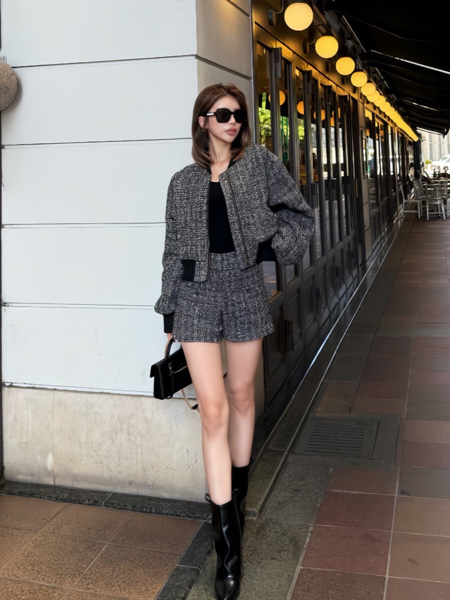 【予約】Classic tweed shorts(9月中旬〜下旬発送予定)