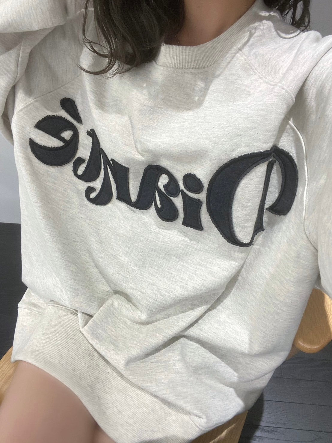 【予約】Fancy logo over sweat tops（11月上旬～中旬発送予定）