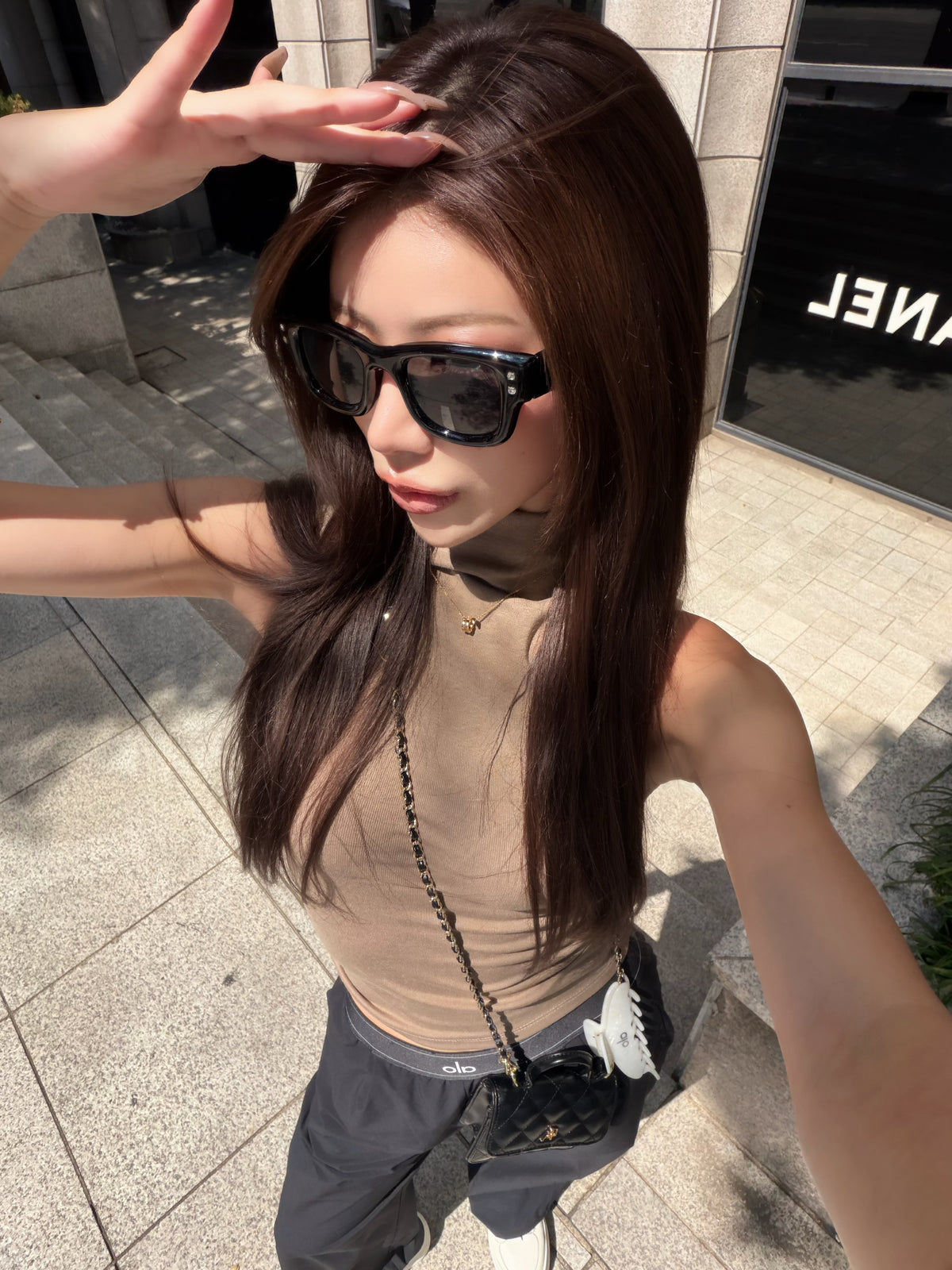 Double stone sunglasses