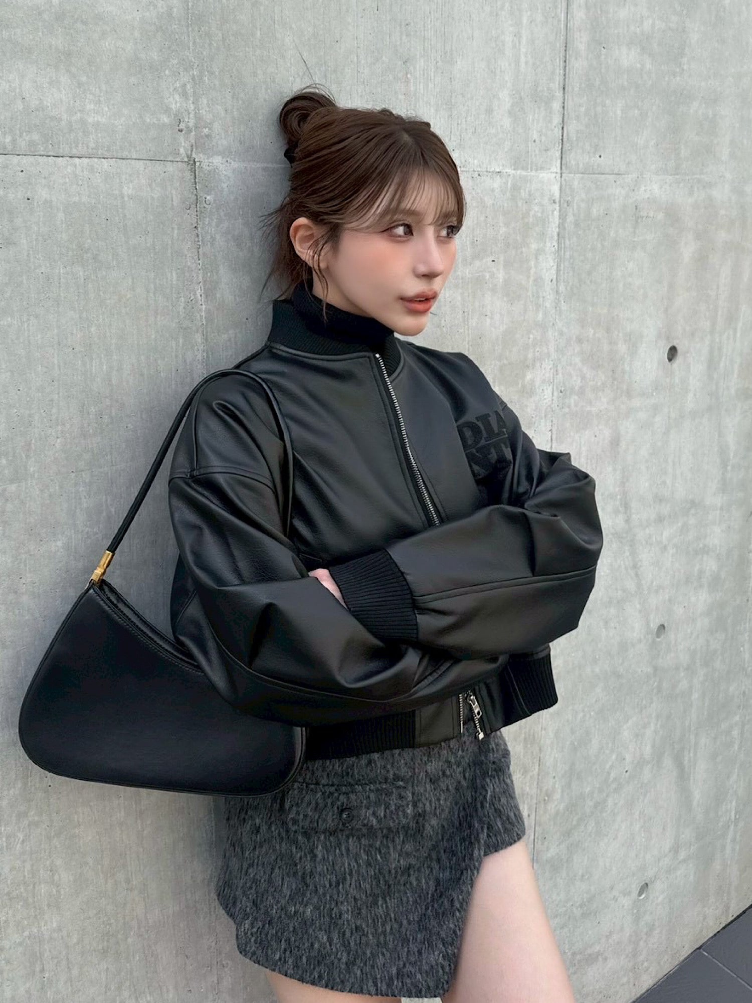 ジャケット・アウター DIANTE DD STUDS ECO LEATHER BLOUSON DD studs eco leather blouson | DIANTÉ (ディアンテ)公式通販サイト