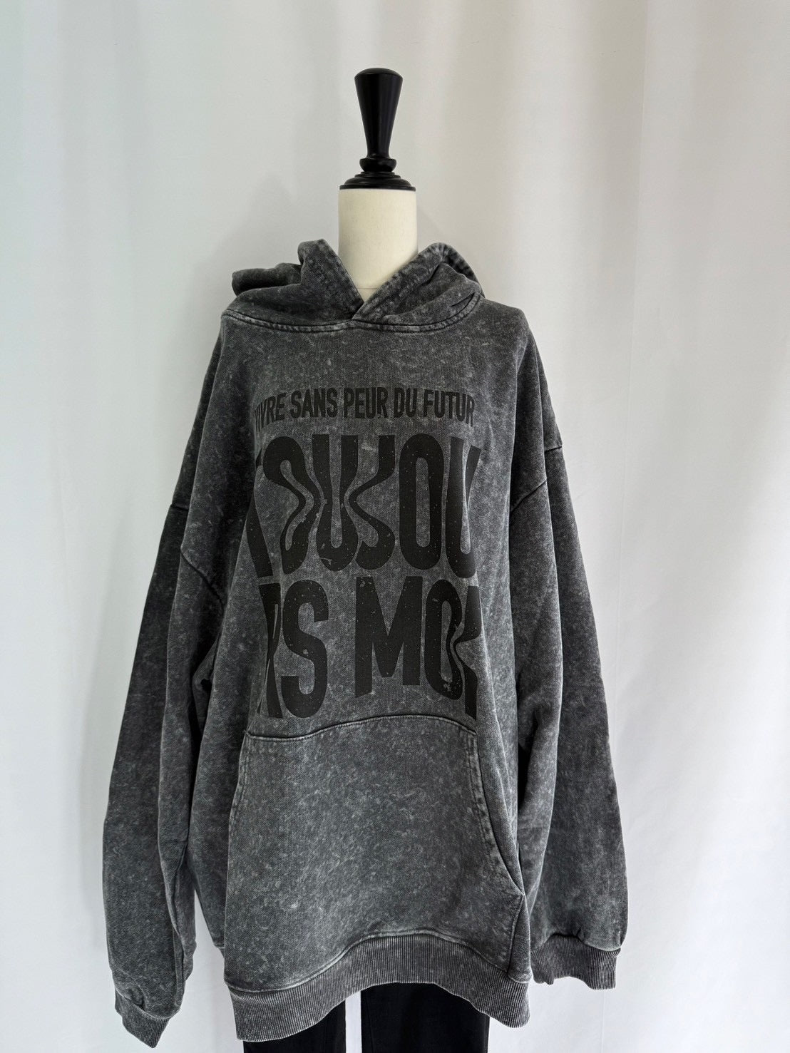 Pigment message sweat hoodie