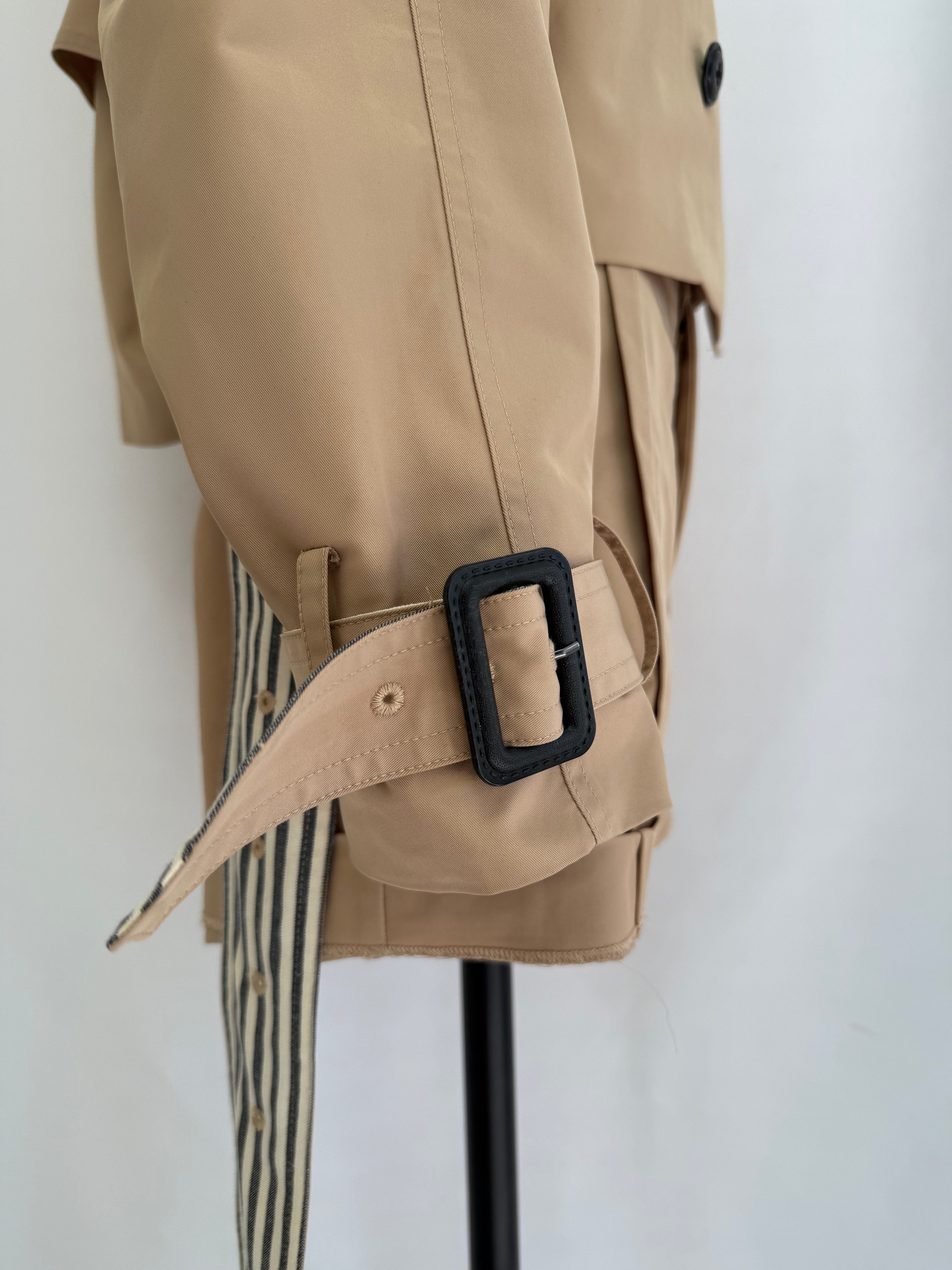 【予約】Raglan sleeve short trench coat(4月上旬〜中旬発送予定)