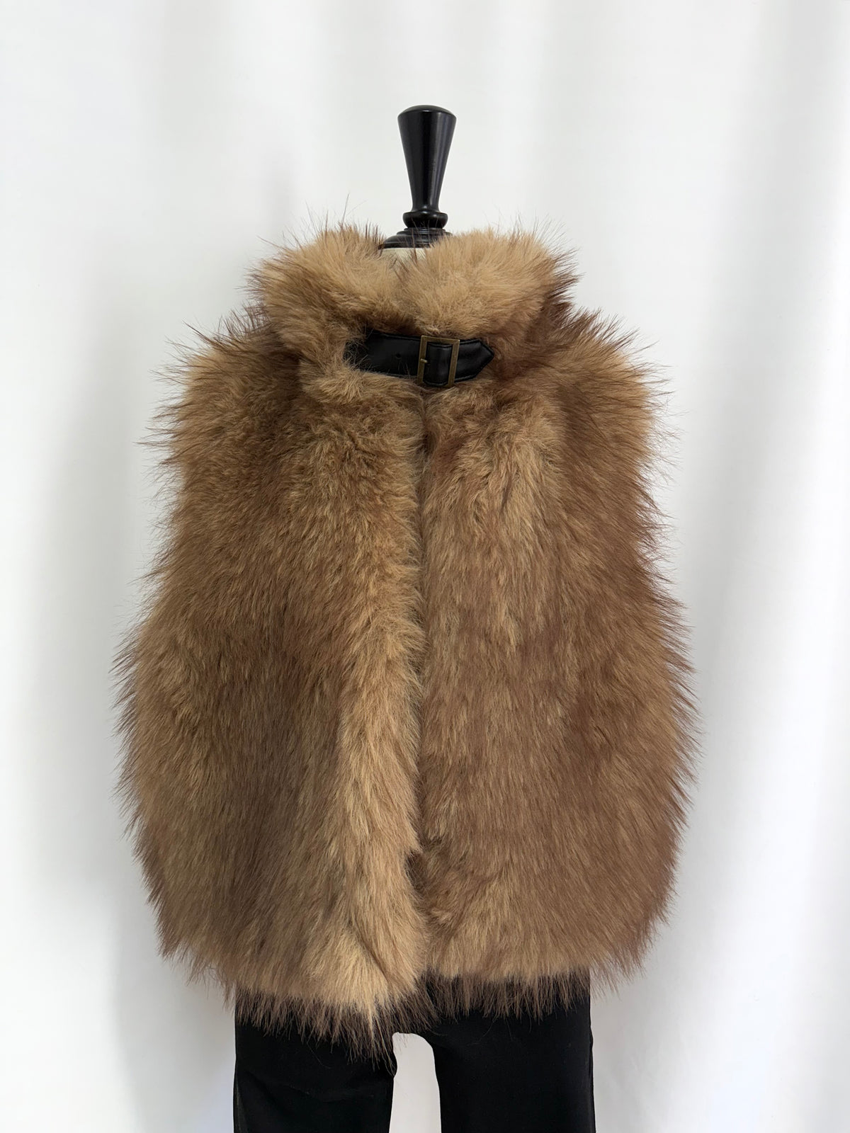 【予約】Premium eco fur belted vest （11月中旬発送予定）