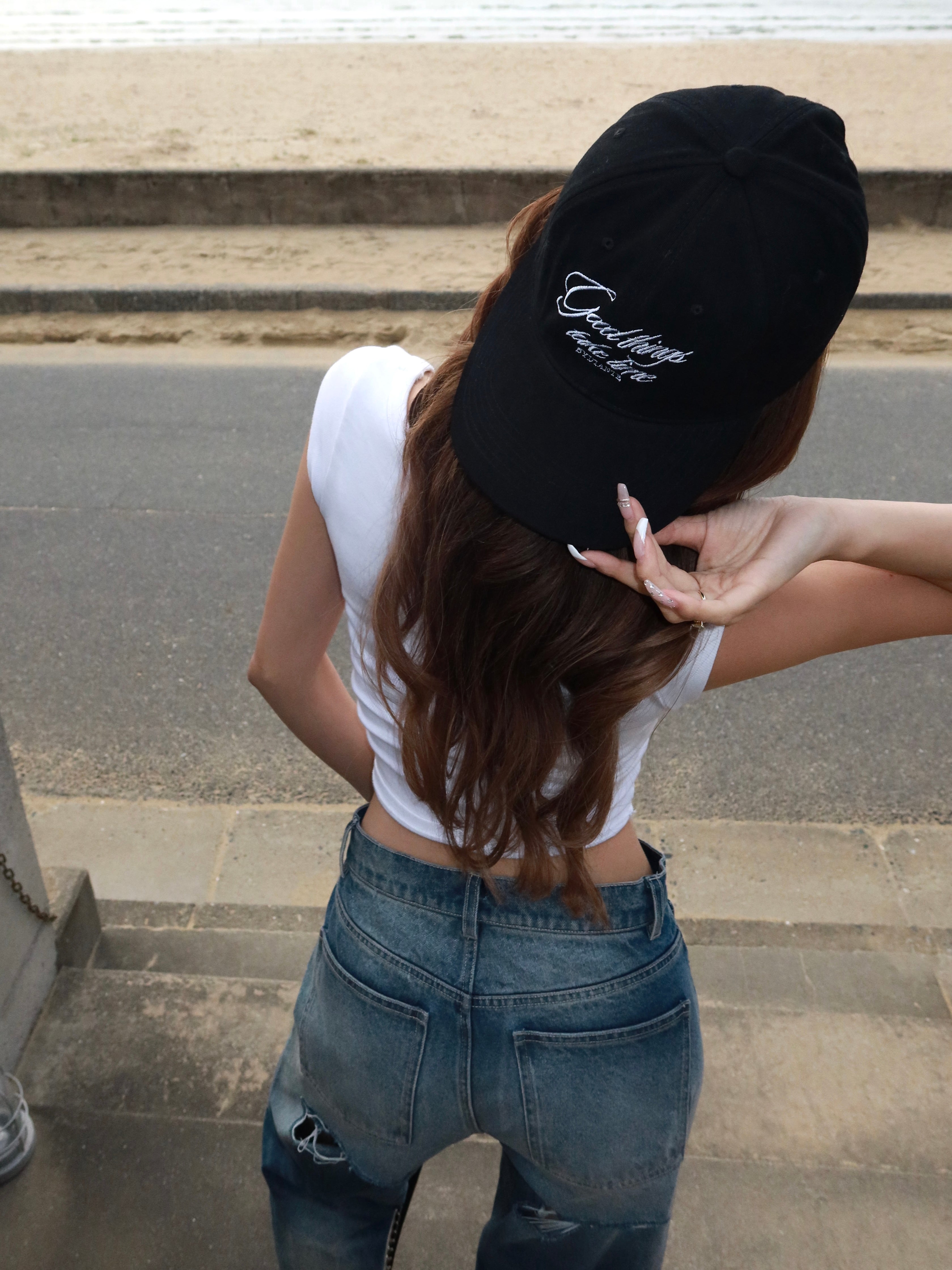 Back damage loose denim | DIANTÉ (ディアンテ)公式通販サイト