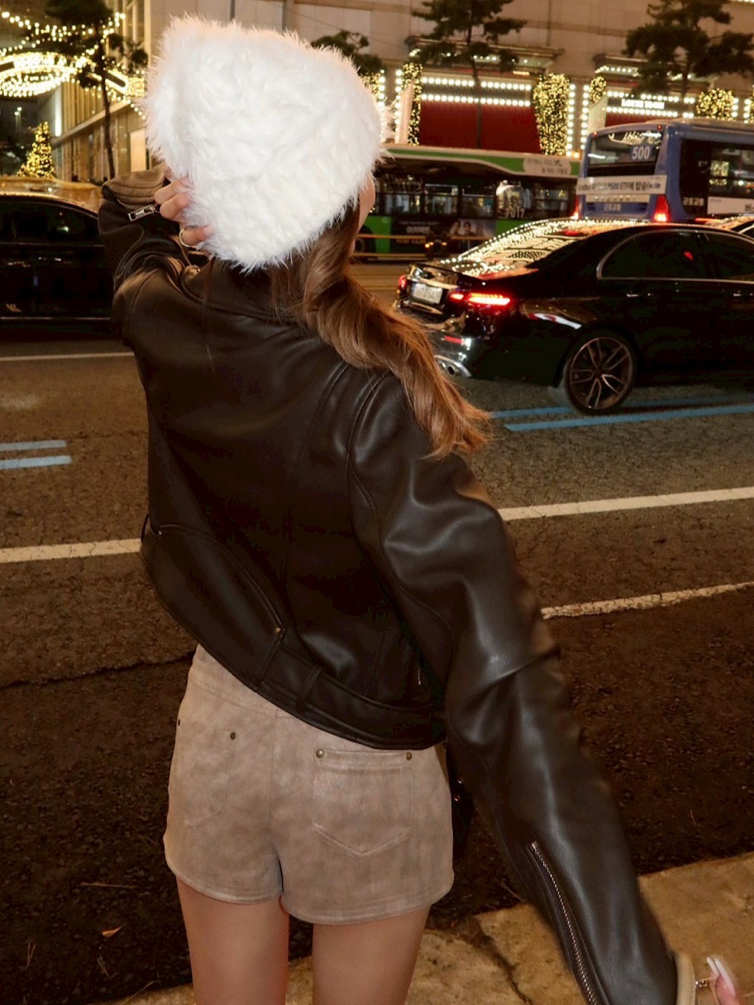 【予約】Eco suede tight shorts(12月上旬〜中旬発送予定)